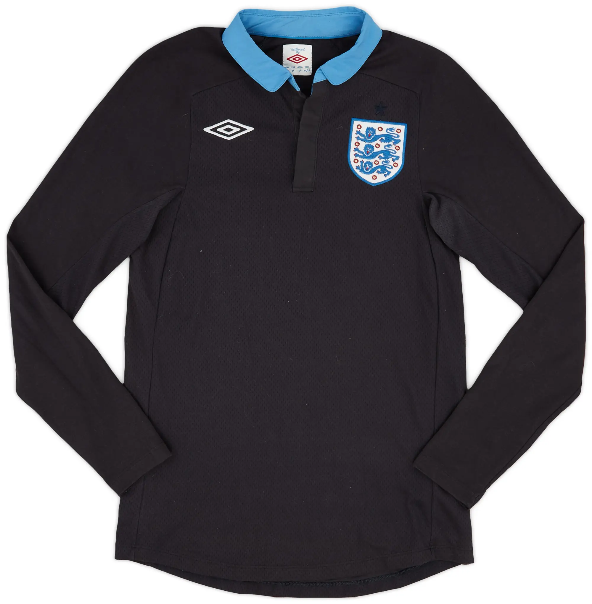 Umbro 2011-12 England Away L/S Shirt - 9/10 - (S)
