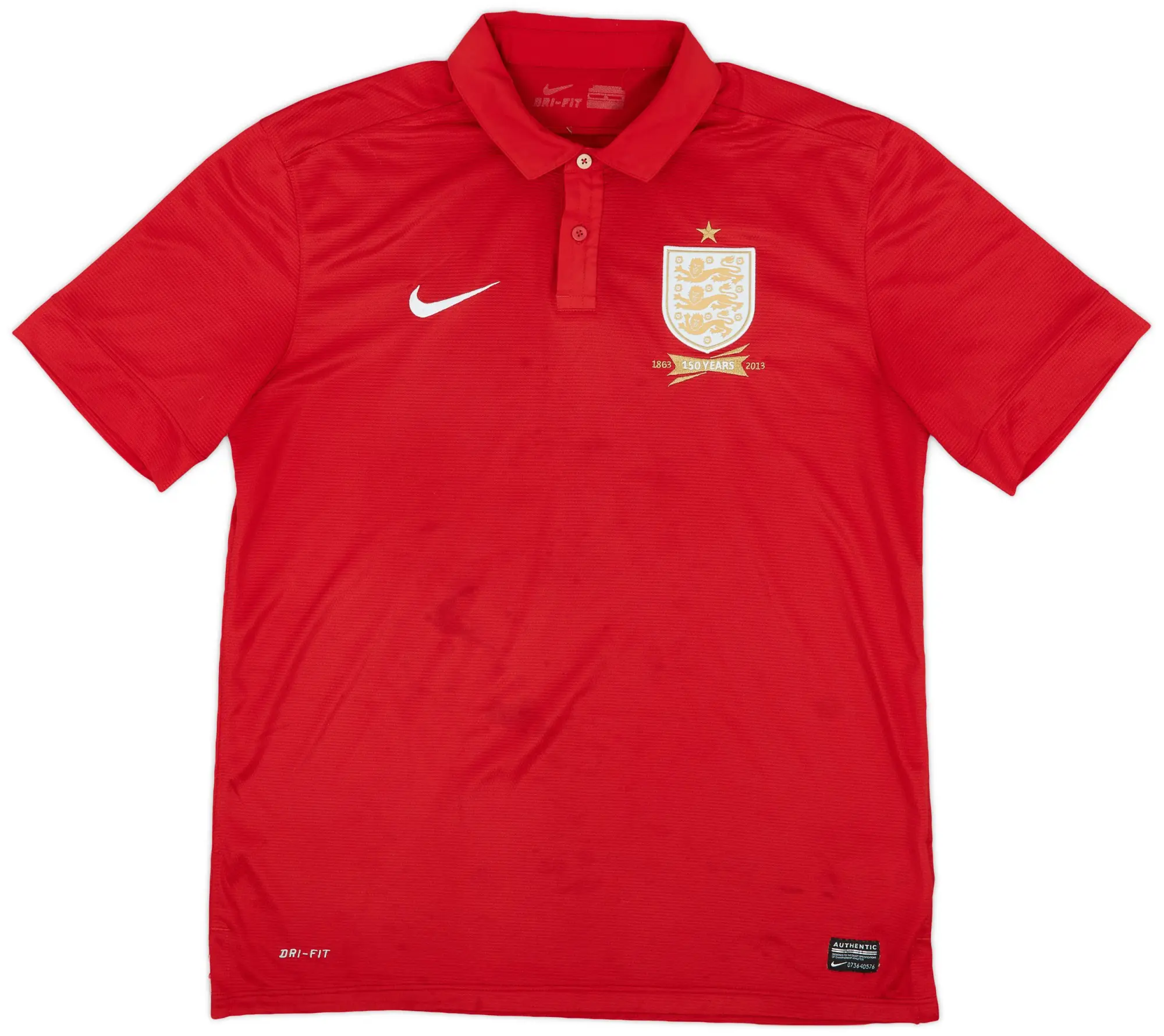 Nike 2013 England Away 150th Anniversary Shirt - 6/10 - (L)