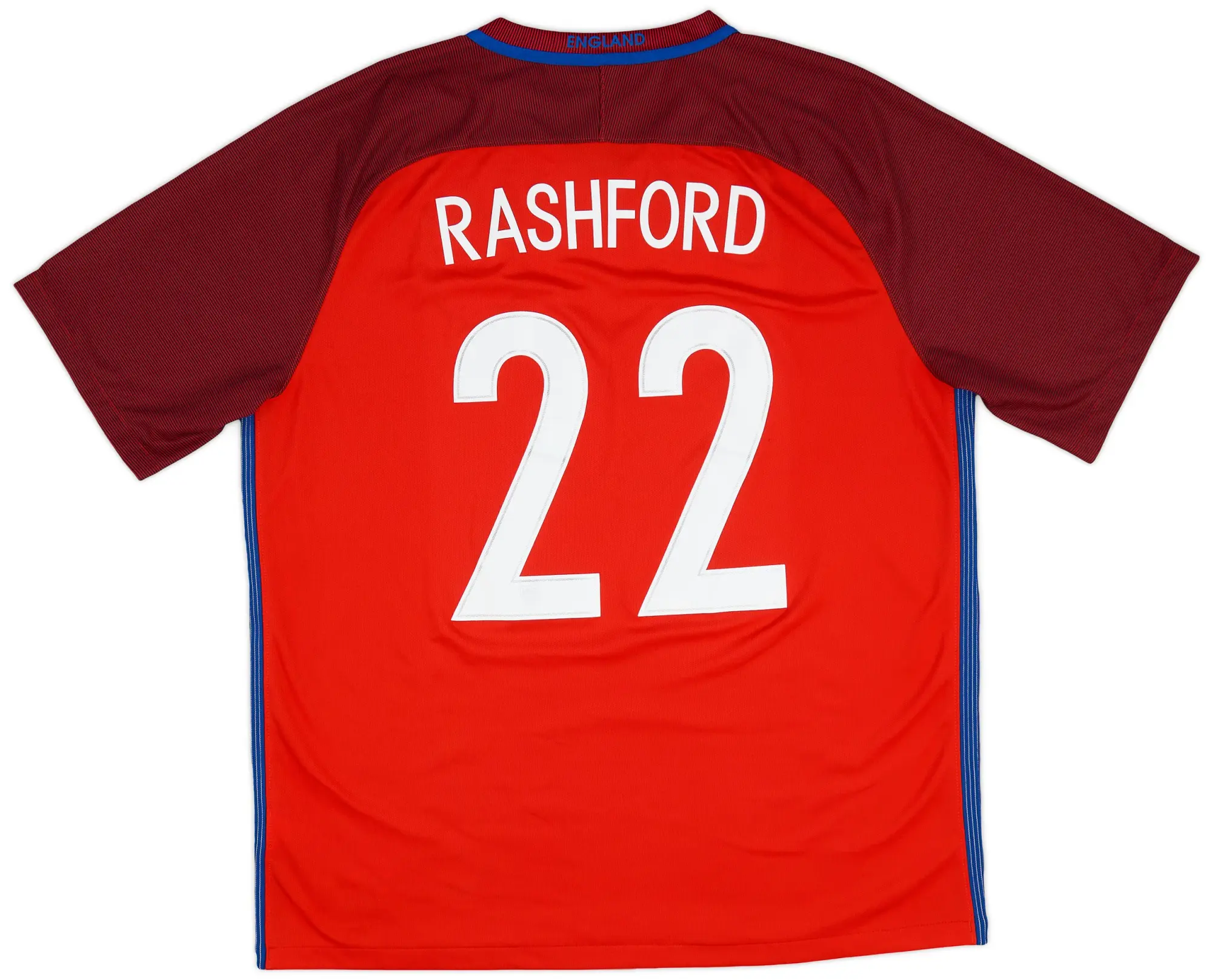 Nike 2016-17 England Away Shirt Rashford #22 - 9/10 - (XL)