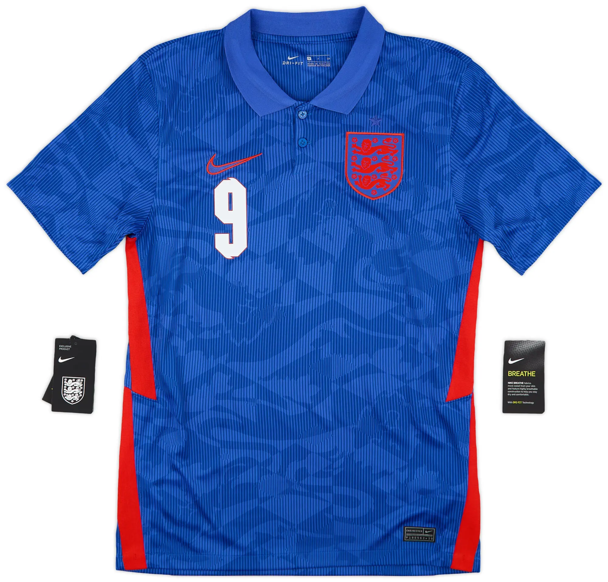 Nike 2020-21 England Away Shirt Kane #9 (S)
