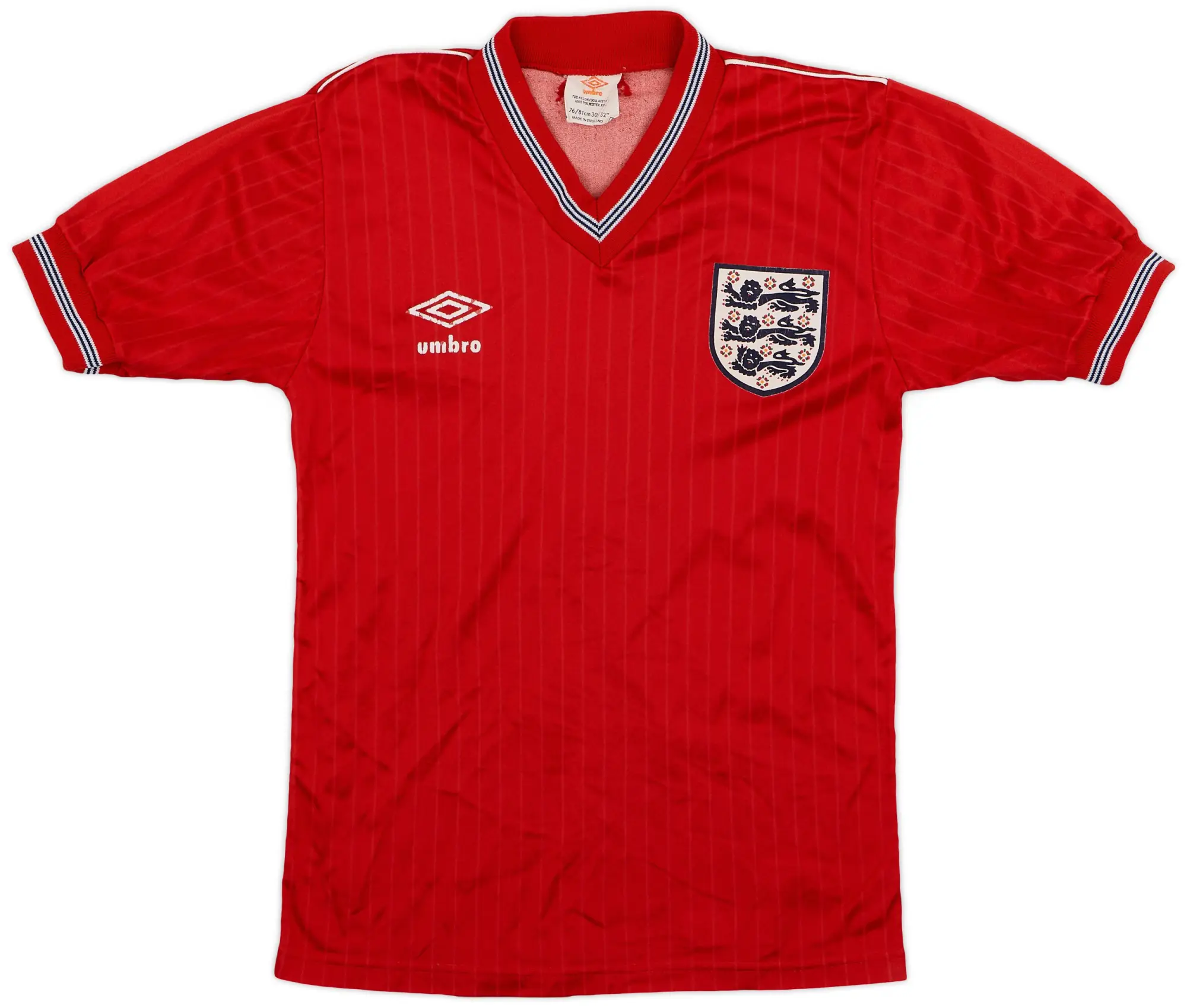 Umbro 1984-87 England Away Shirt - 6/10 - (L.Boys)