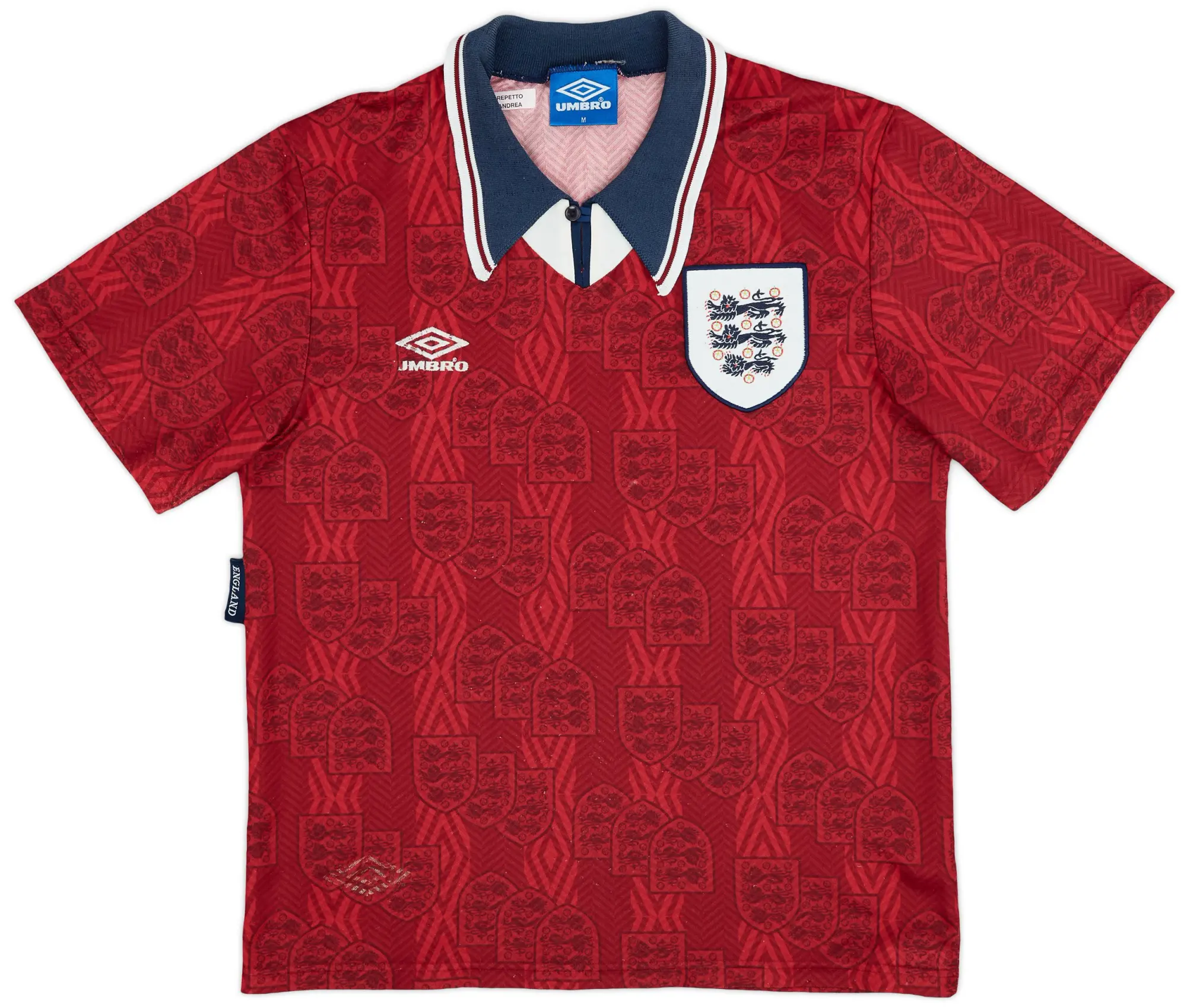 Umbro 1993-95 England Away Shirt - 6/10 - (M)