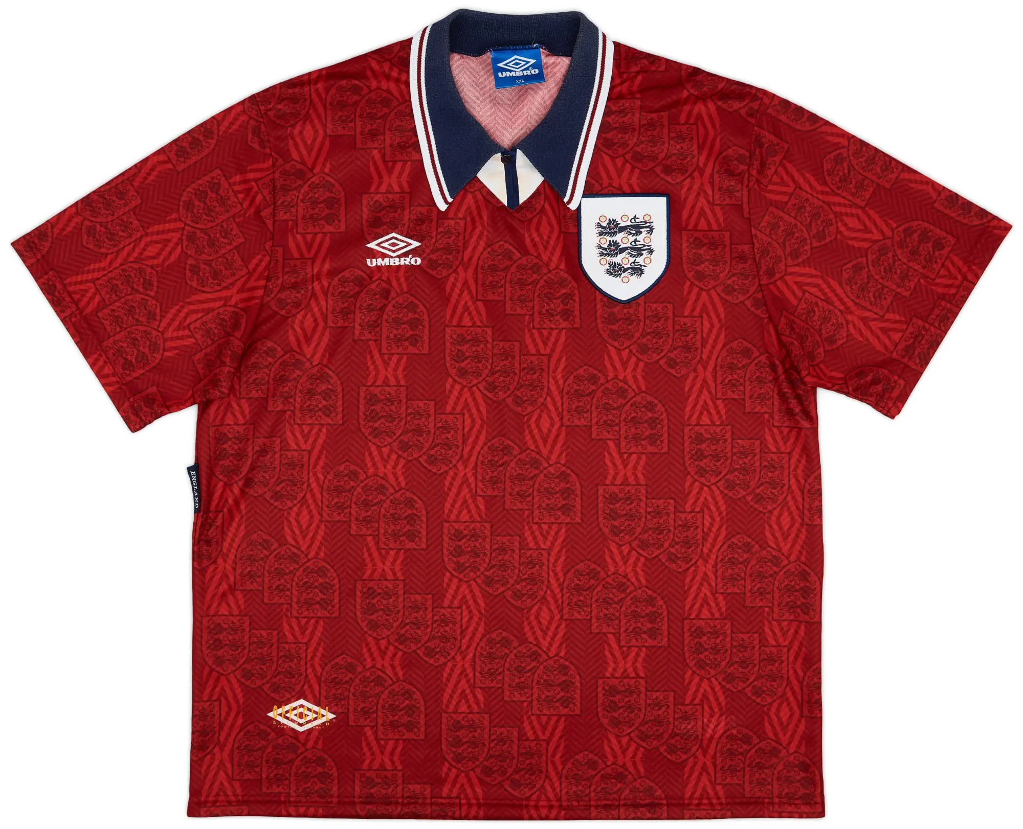 Umbro 1993-95 England Away Shirt - 6/10 - (XXL)