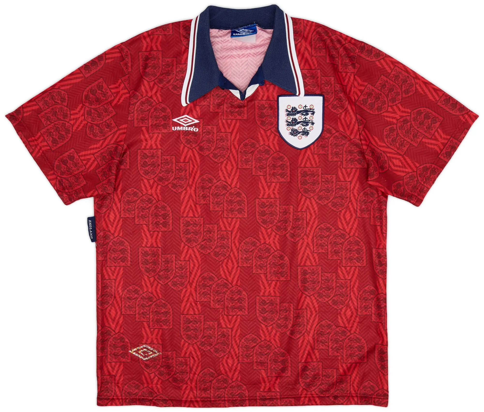 Umbro 1993-95 England Away Shirt - 9/10 - (XL)