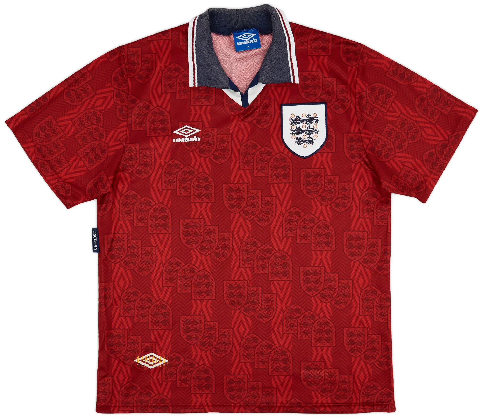 Umbro 1993-95 England Away Shirt - 7/10 - (XL)