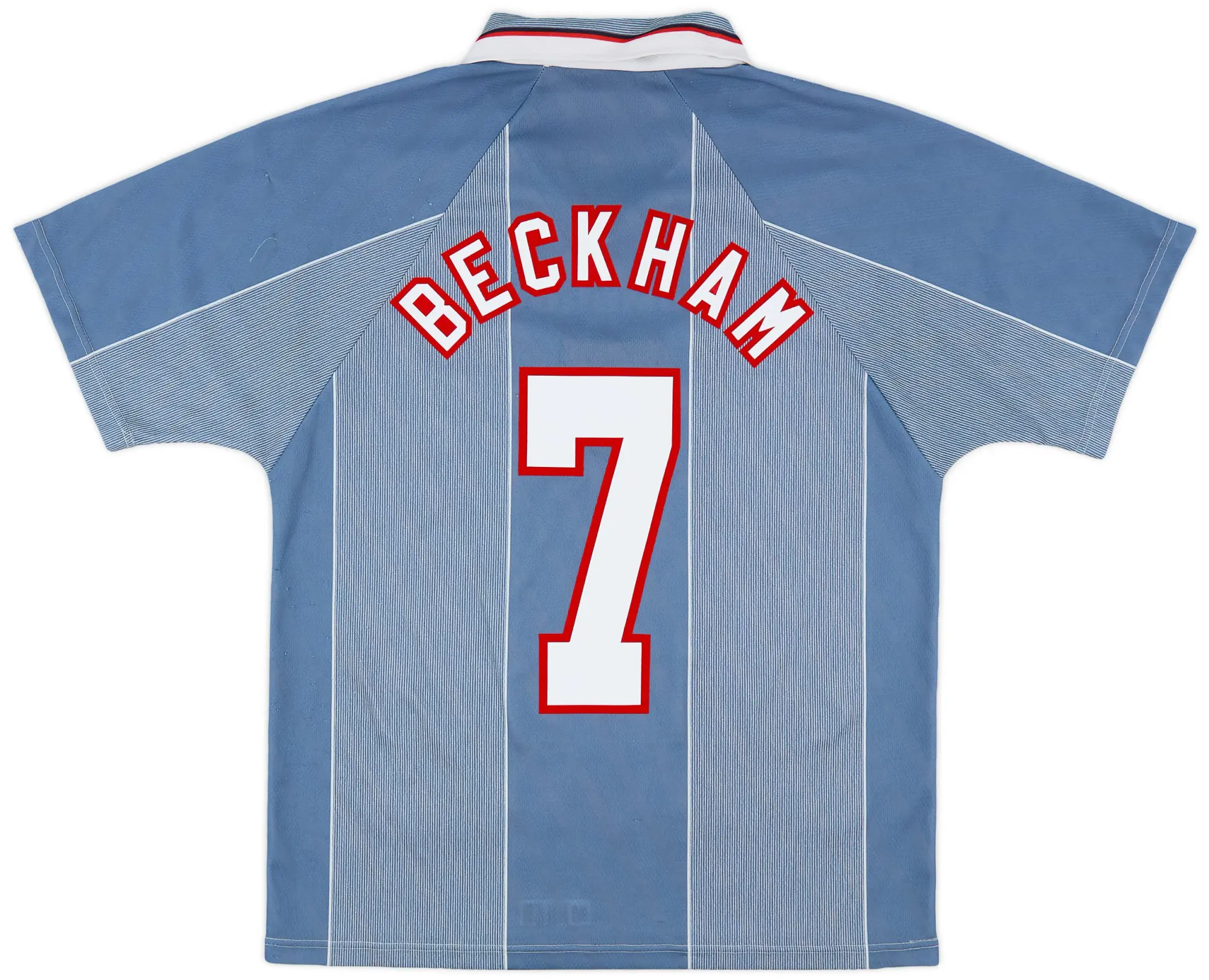 Umbro 1996-97 England Away Shirt Beckham #7 - 6/10 - (M)