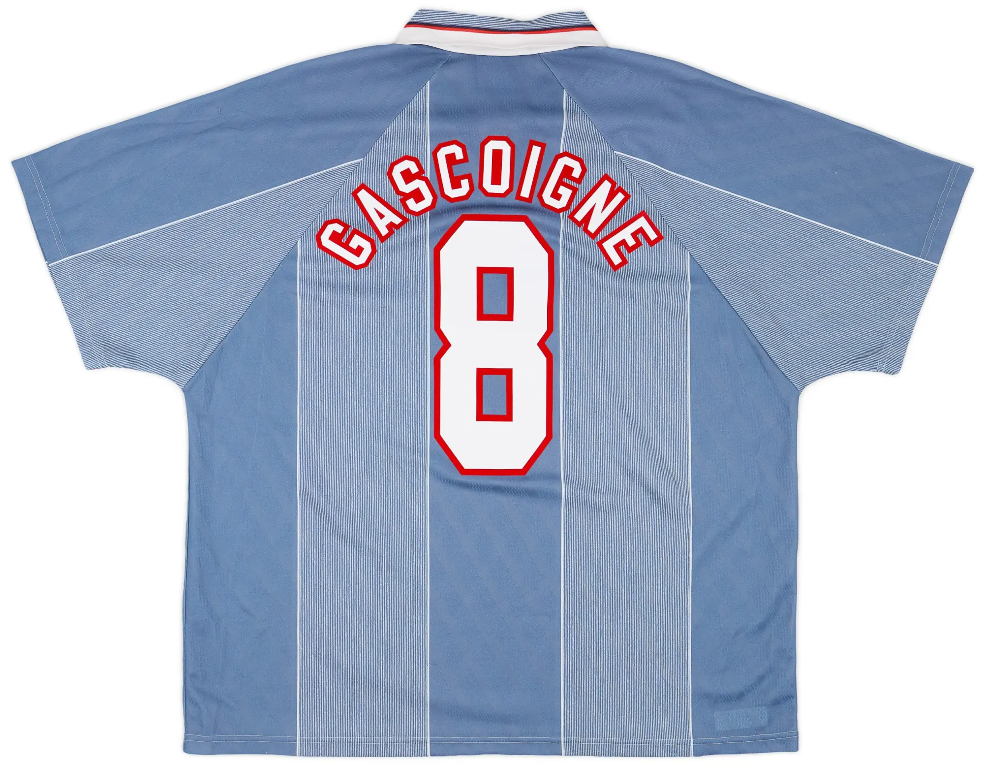 Umbro 1996-97 England Away Shirt Gascoigne #8 - 6/10 - (XXL)
