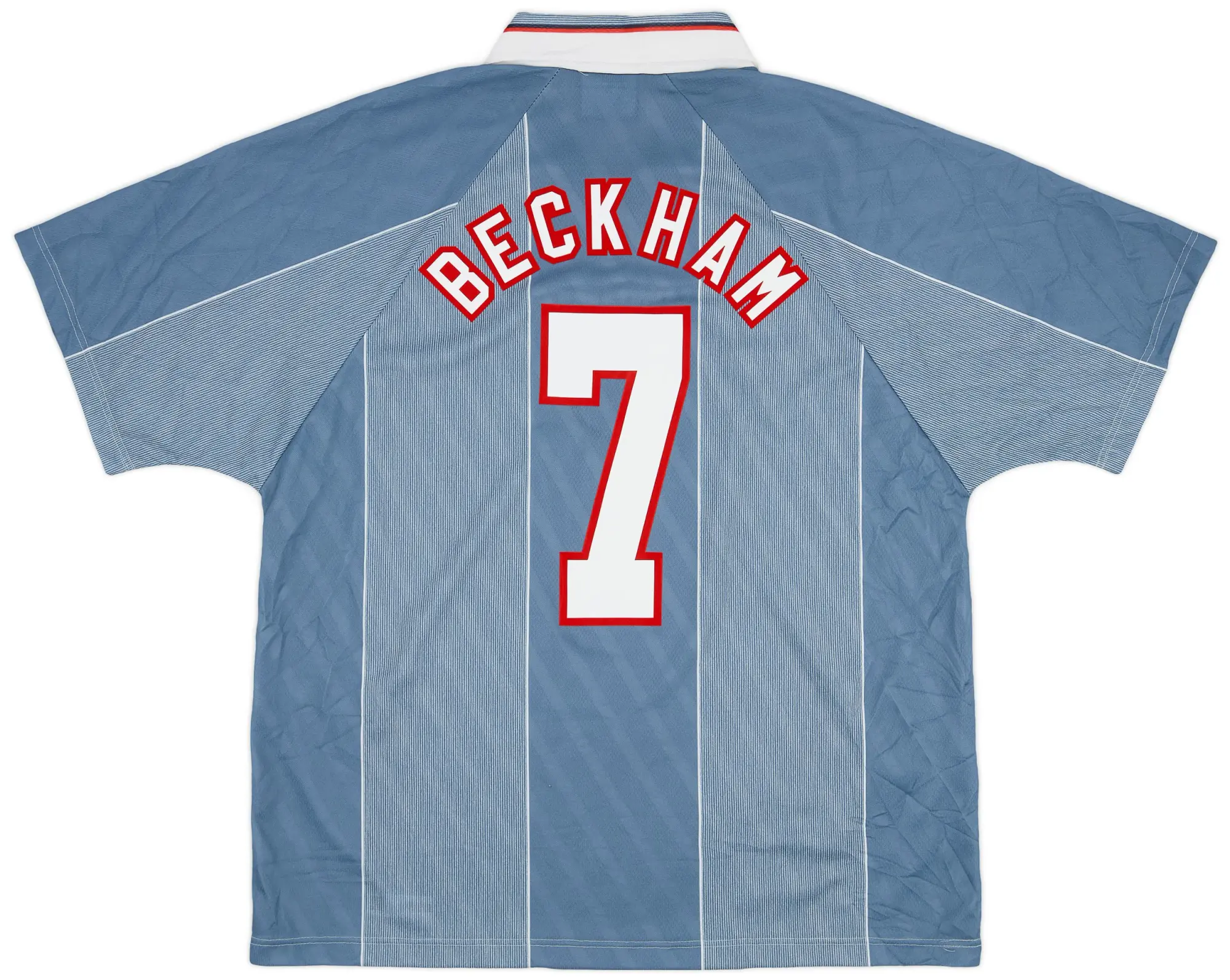 Umbro 1996-97 England Away Shirt Beckham #7 - 8/10 - (XL)