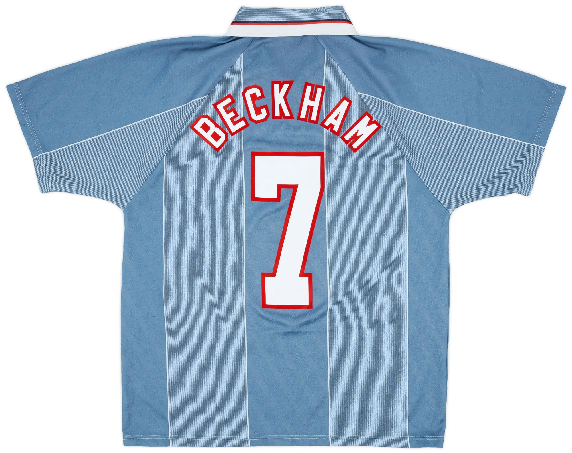Umbro 1996-97 England Away Shirt Beckham #7 - 6/10 - (L)