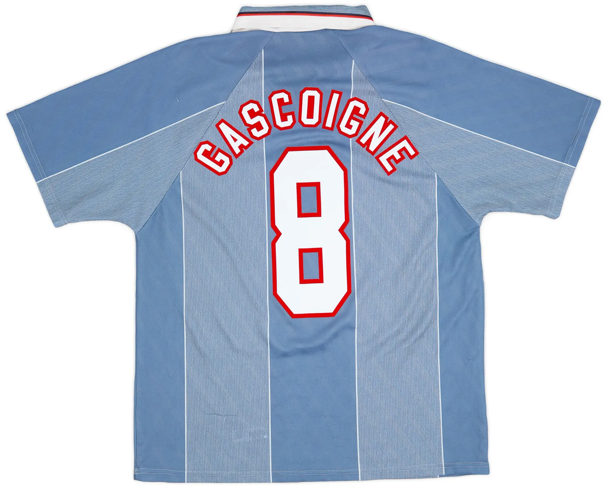 Umbro 1996-97 England Away Shirt Gascoigne #8 - 9/10 - (L)