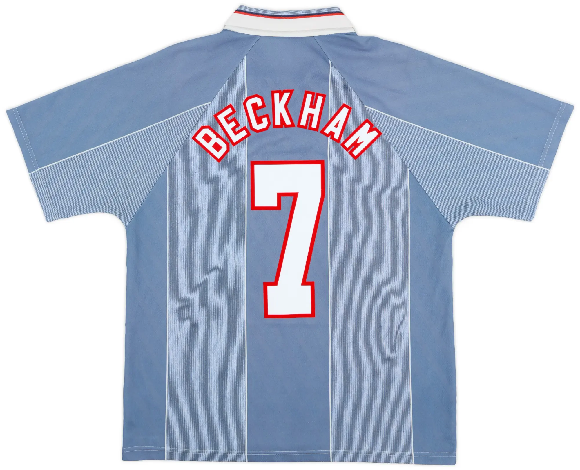 Umbro 1996-97 England Away Shirt Beckham #7 - 8/10 - (L)