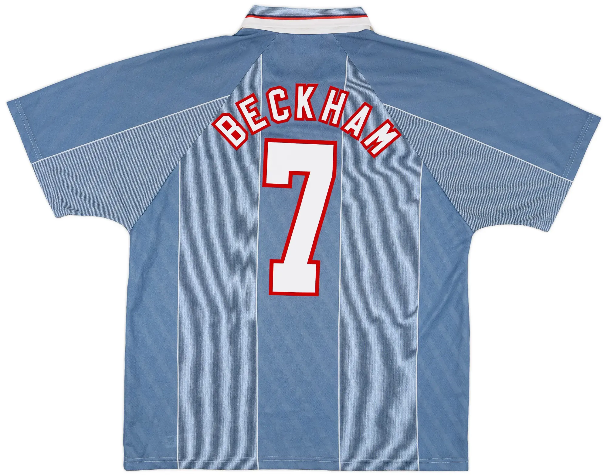 Umbro 1996-97 England Away Shirt Beckham #7 - 8/10 - (XL)