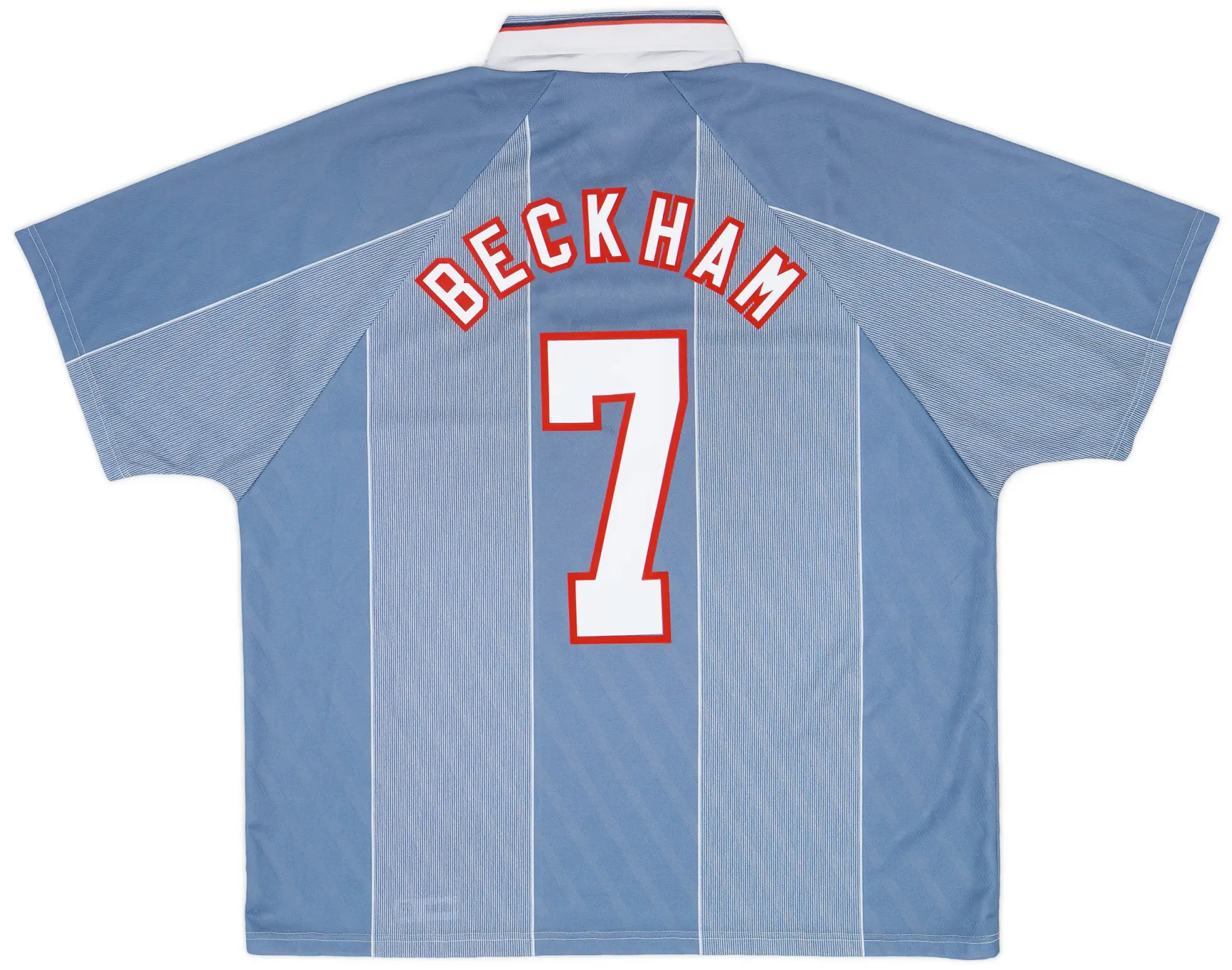 Umbro 1996-97 England Away Shirt Beckham #7 - 8/10 - (XXL)