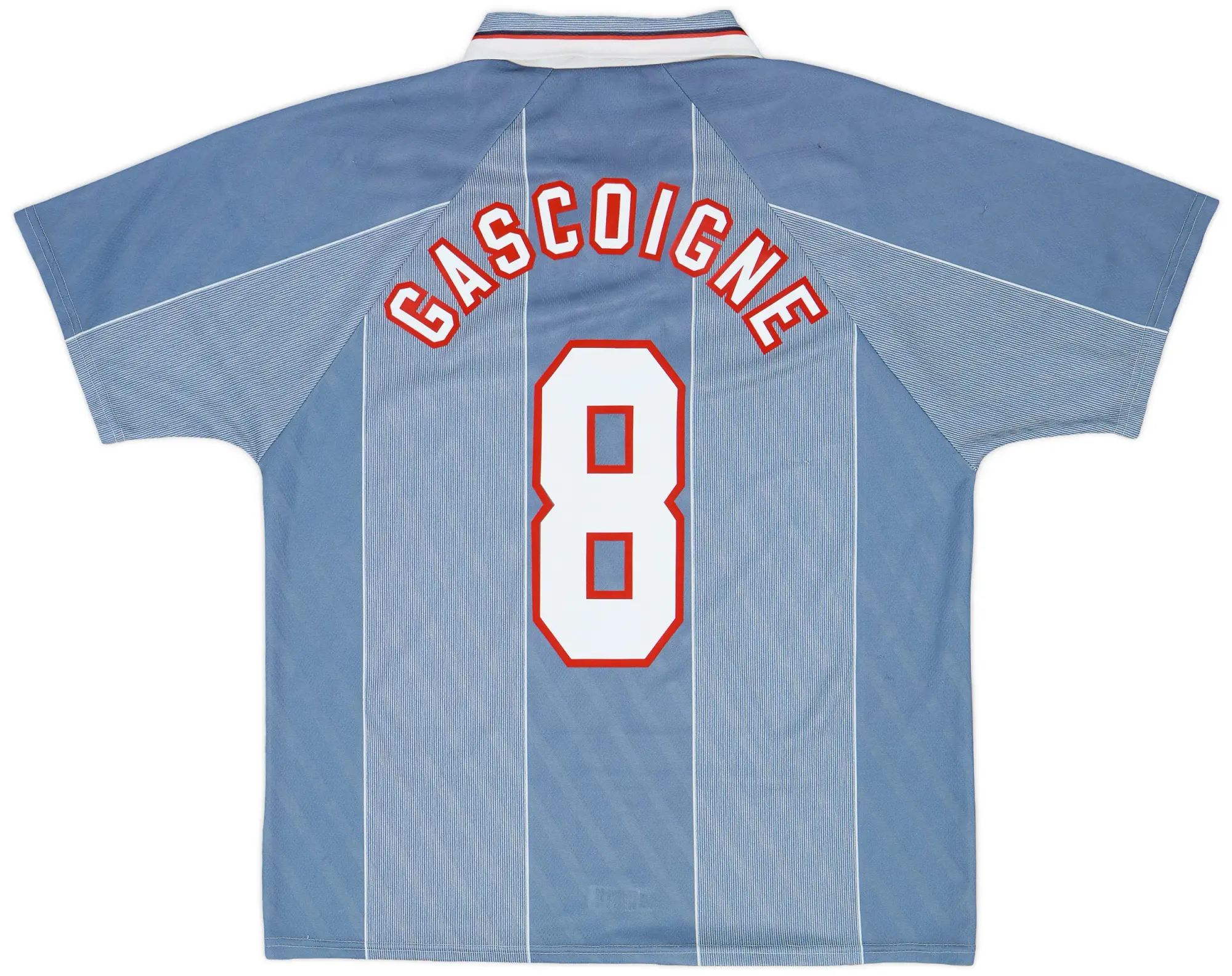 Umbro 1996-97 England Away Shirt Gascoigne #8 - 5/10 - (XL)