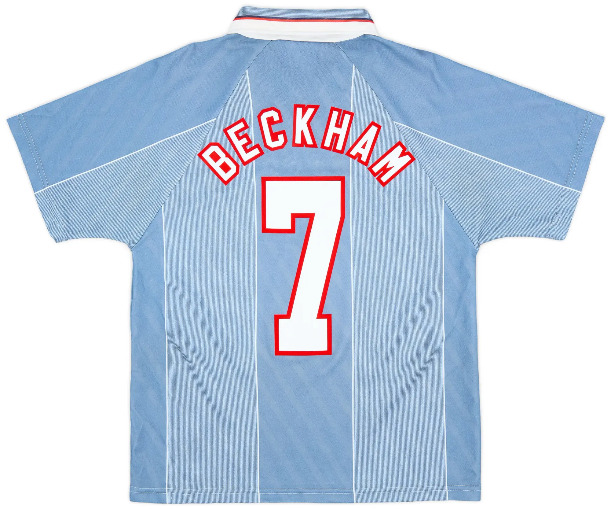 Umbro 1996-97 England Away Shirt Beckham #7 - 8/10 - (M)