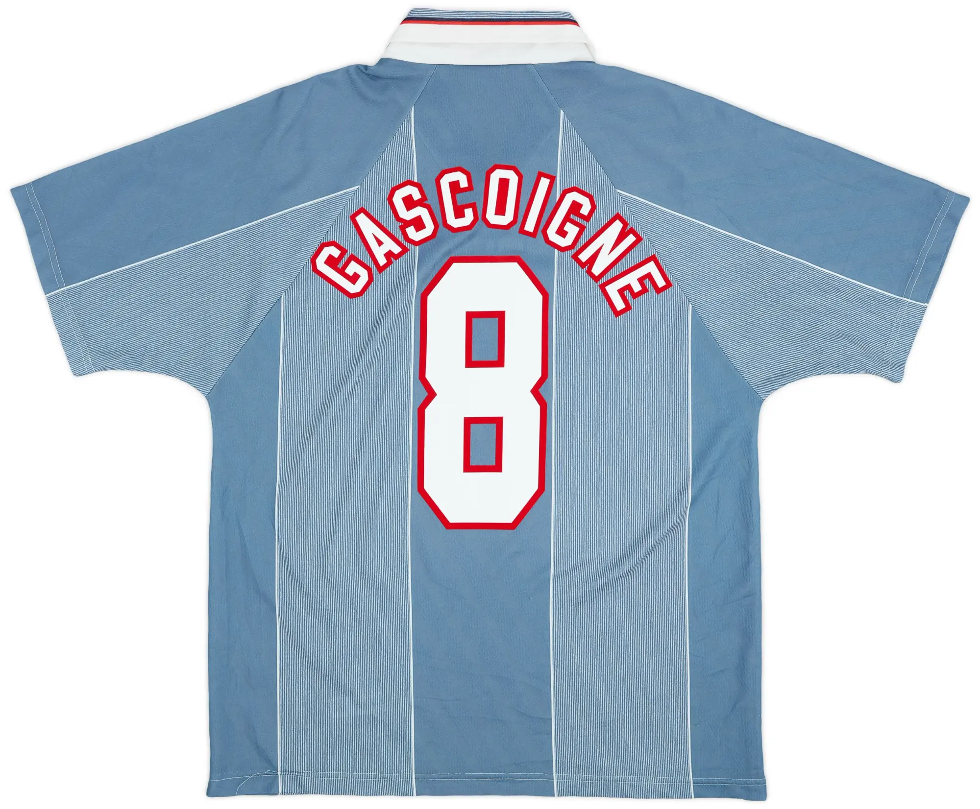 Umbro 1996-97 England Away Shirt Gascoigne #8 - 6/10 - (L)