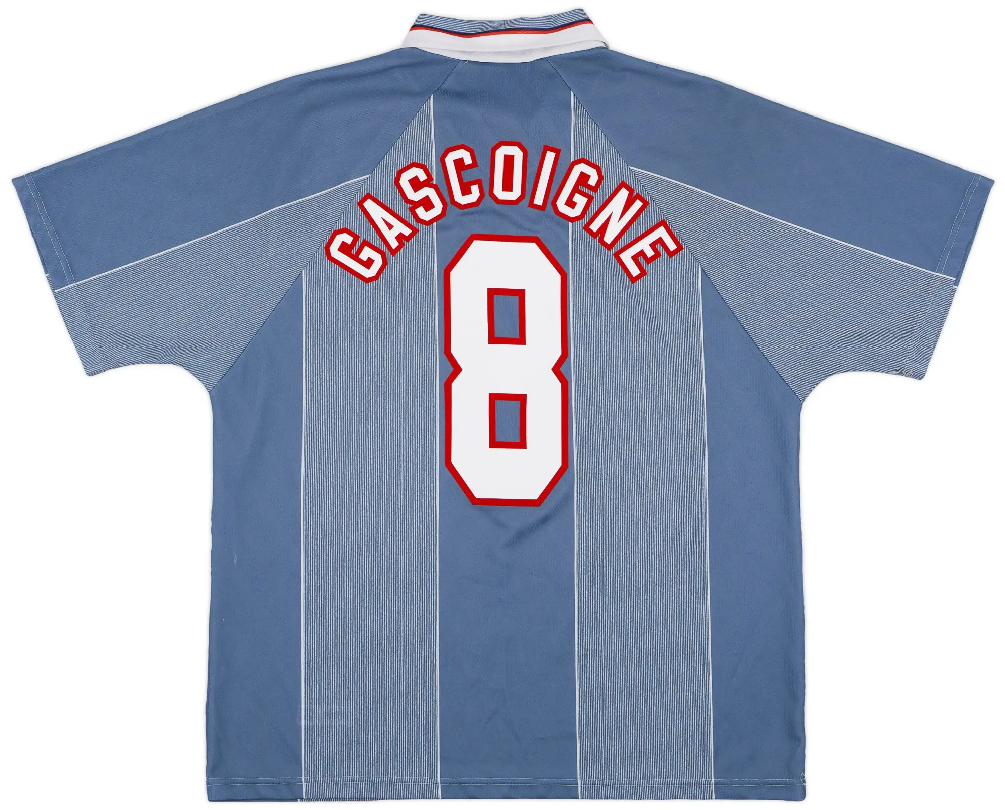 Umbro 1996-97 England Away Shirt Gascoigne #8 - 9/10 - (XL)