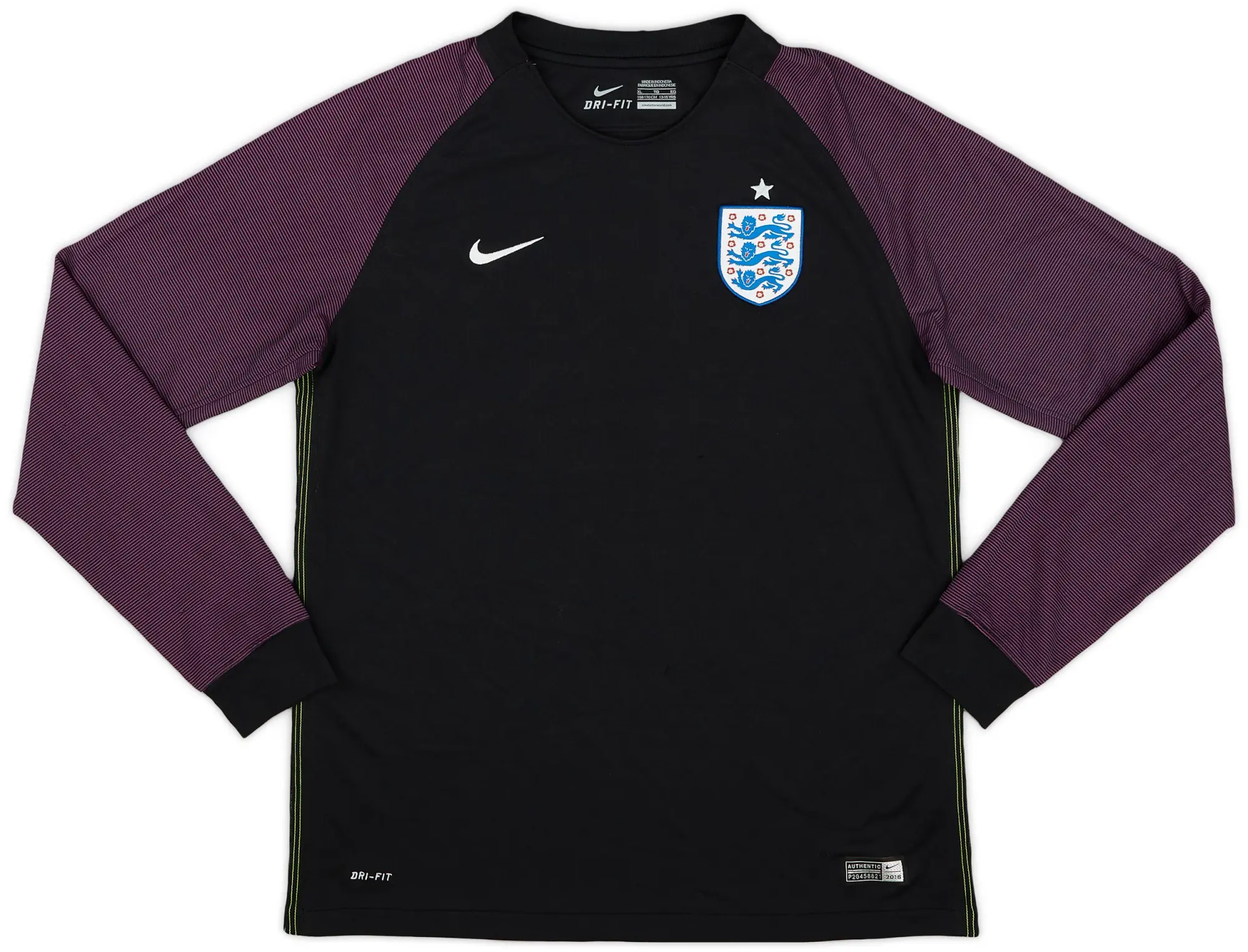 Nike 2016-17 England GK Shirt - 9/10 - (XL.Boys)