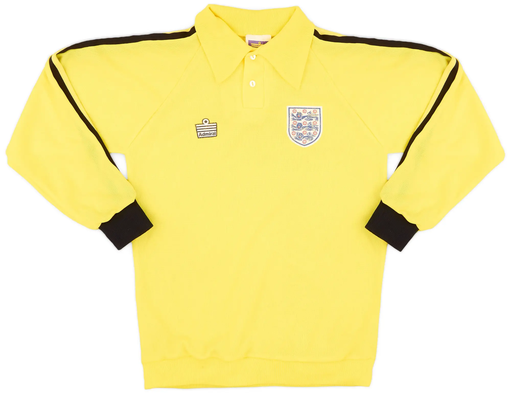 Admiral 1974-82 England GK Shirt - 8/10 - (S)