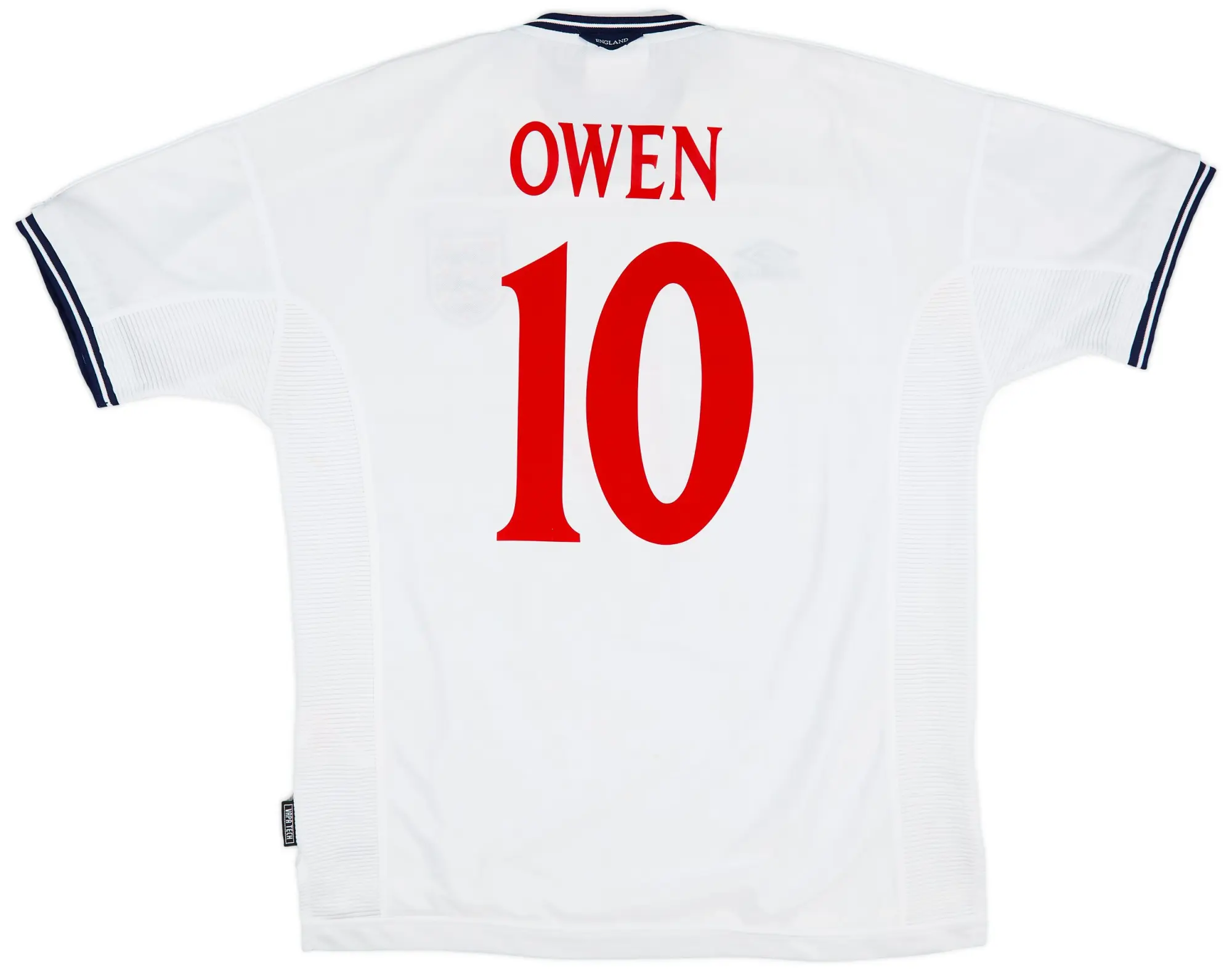 Umbro 1999-01 England Home Shirt Owen #10 - 8/10 - (XL)