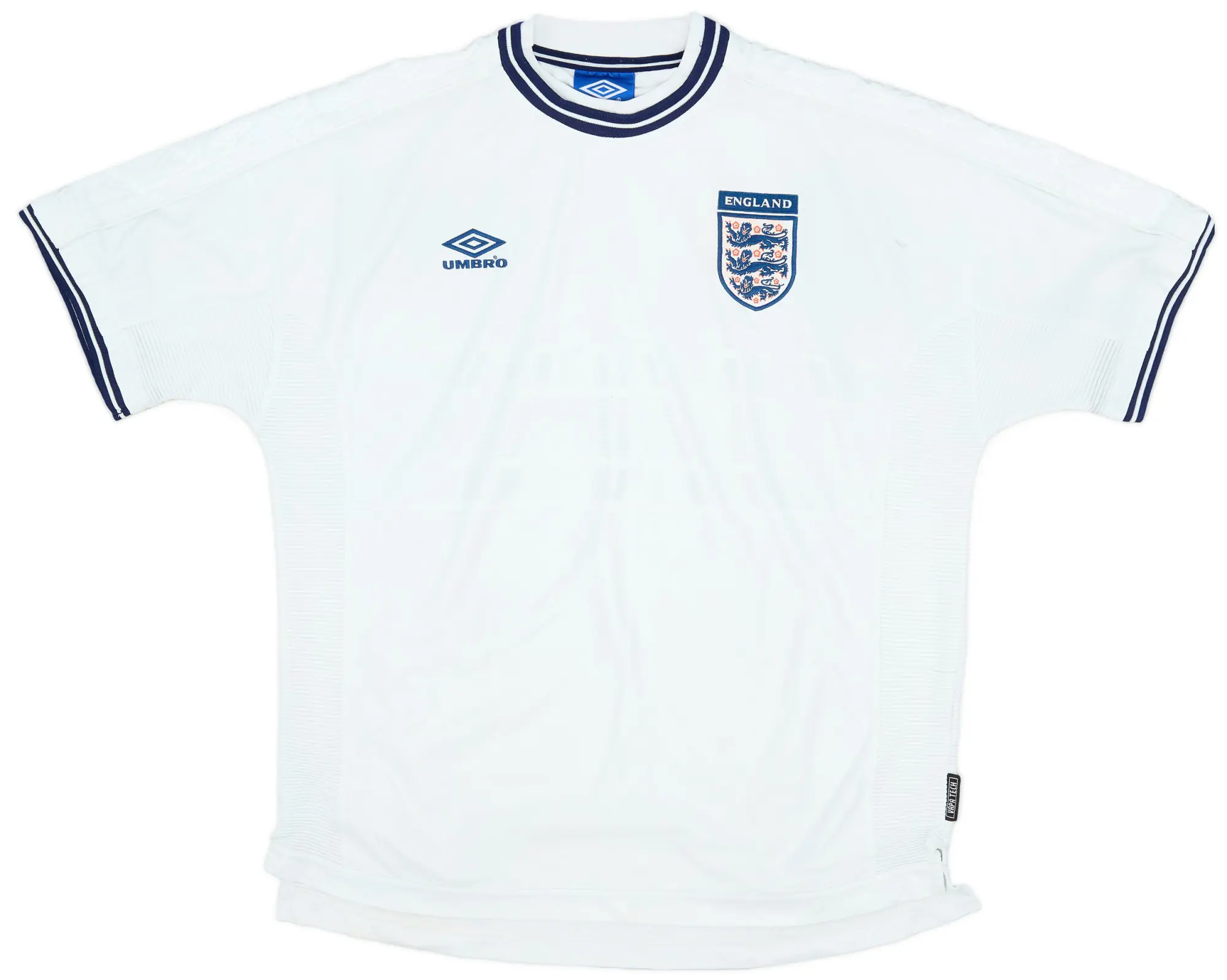 Umbro 1999-01 England Home Shirt Beckham #7 - 4/10 - (XXL)