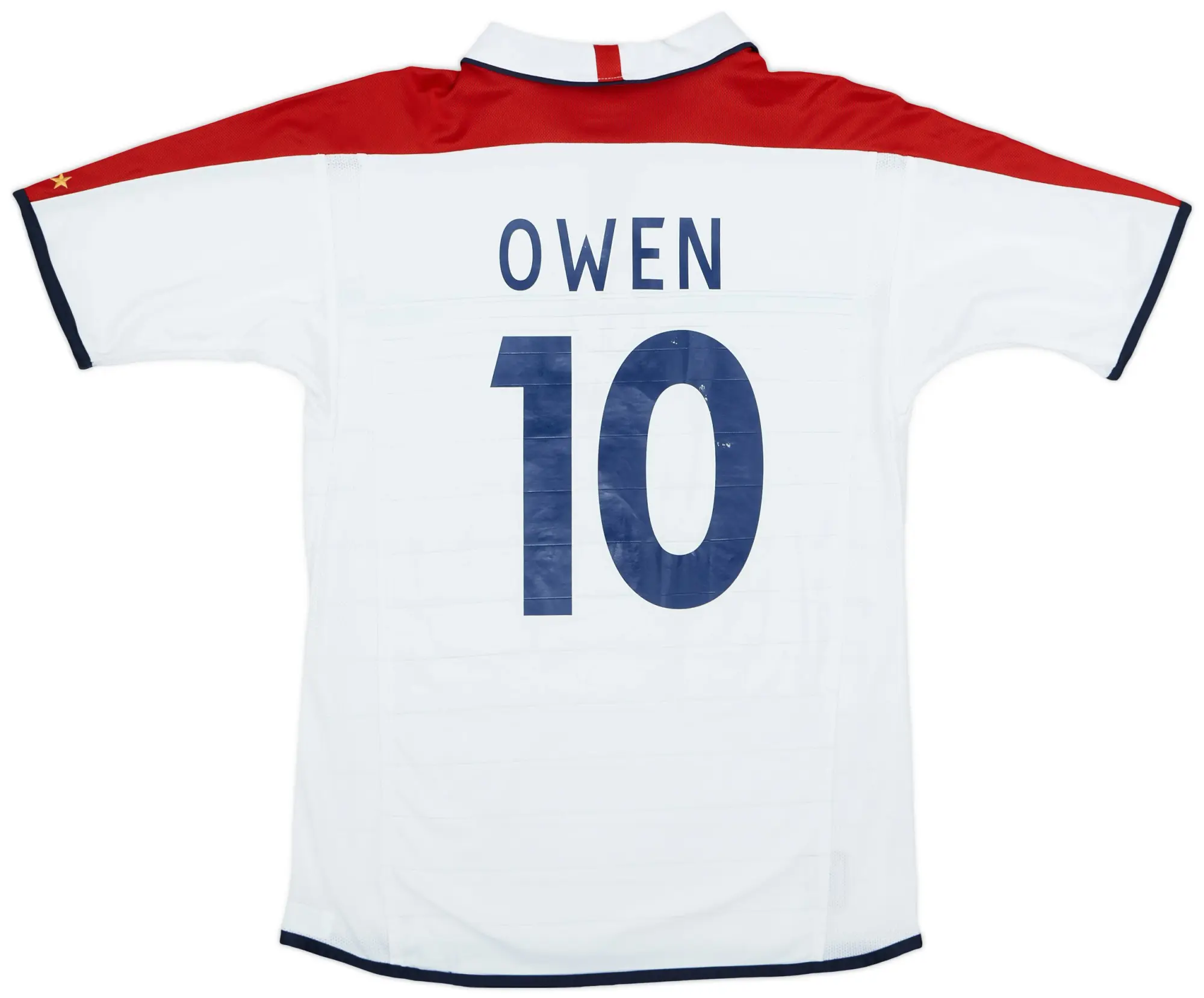 Umbro 2003-05 England Home Shirt Owen #10 - 7/10 - (S)