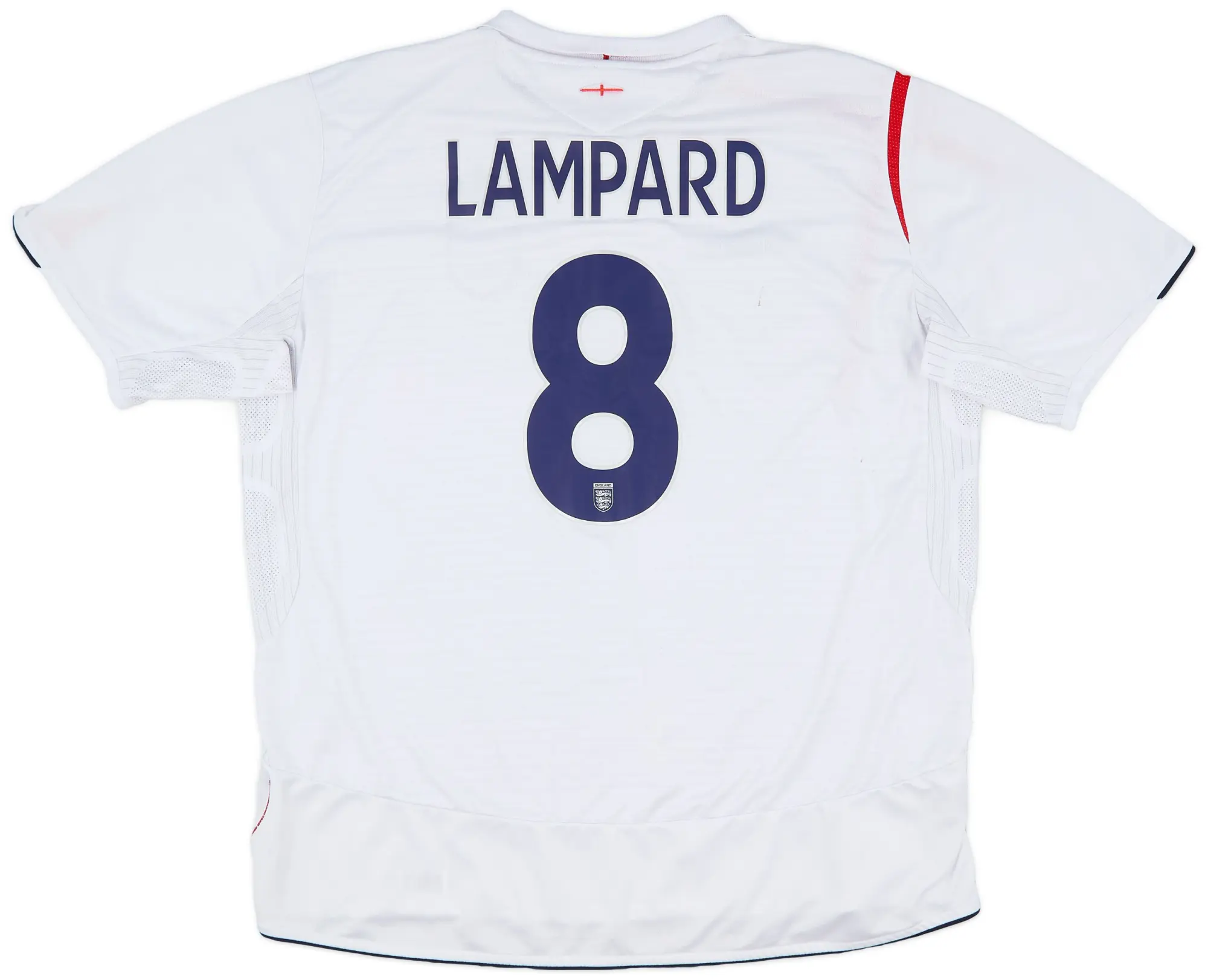 Umbro 2005-07 England Home Shirt Lampard #8 - 7/10 - (XXL)