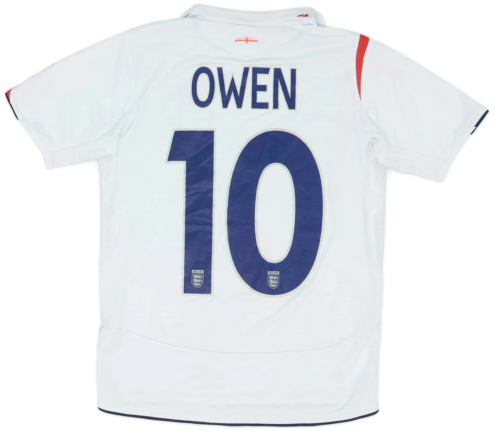 Umbro 2005-07 England Home Shirt Owen #10 - 6/10 - (XL.Boys)