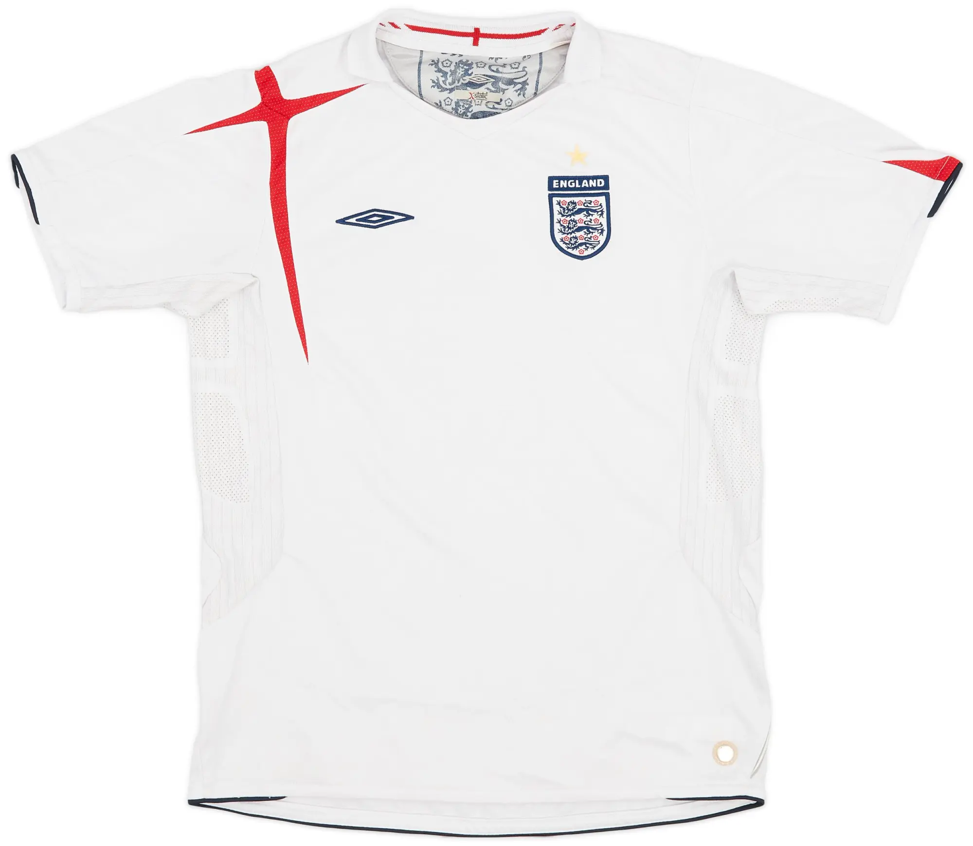 Umbro 2005-07 England Home Shirt - 8/10 - (XL.Boys)