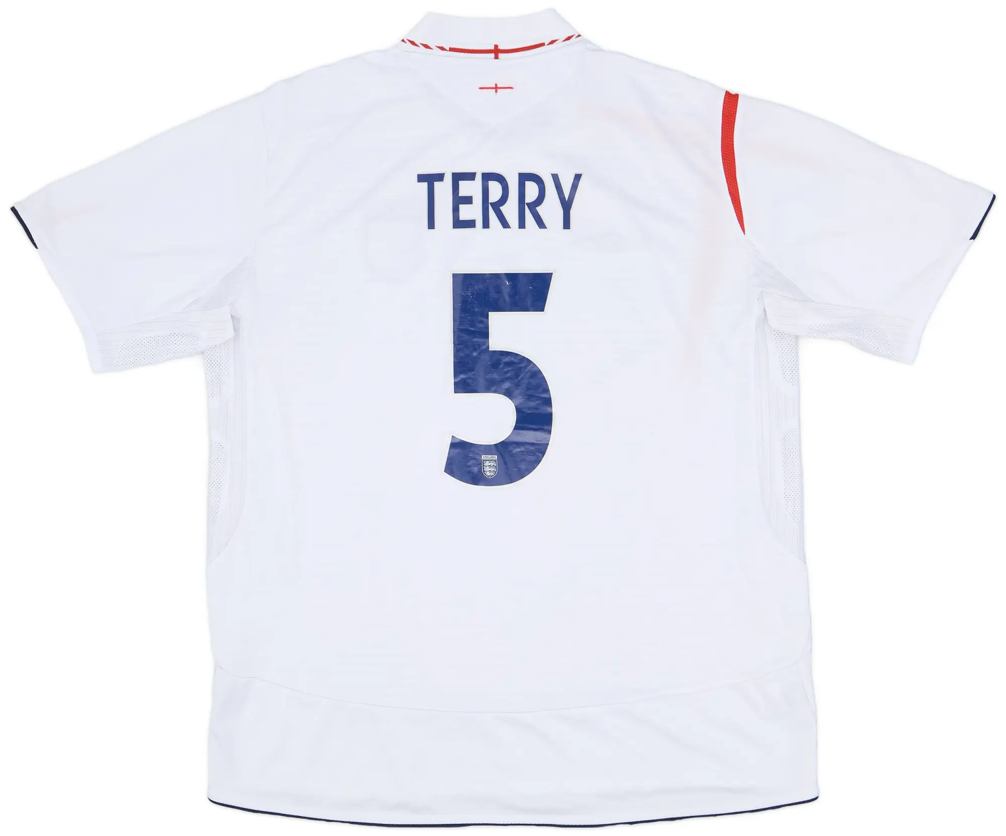 Umbro 2005-07 England Home Shirt Terry #5 - 7/10 - (XXL)