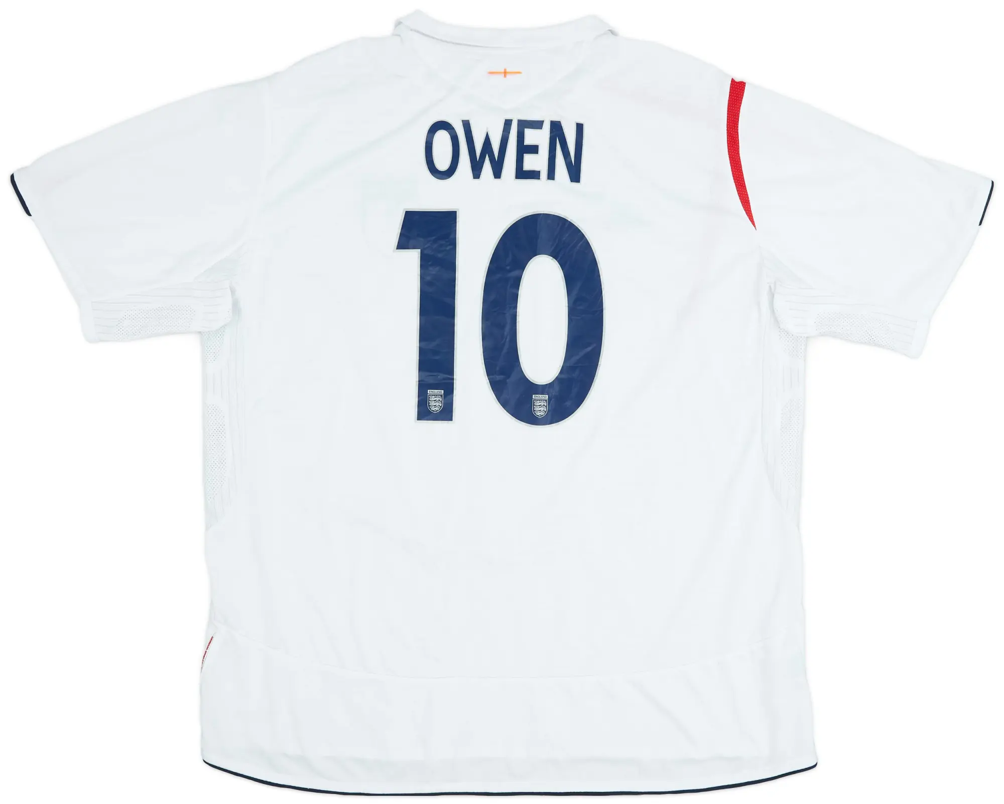 Umbro 2005-07 England Home Shirt Owen #10 - 7/10 - (XXL)