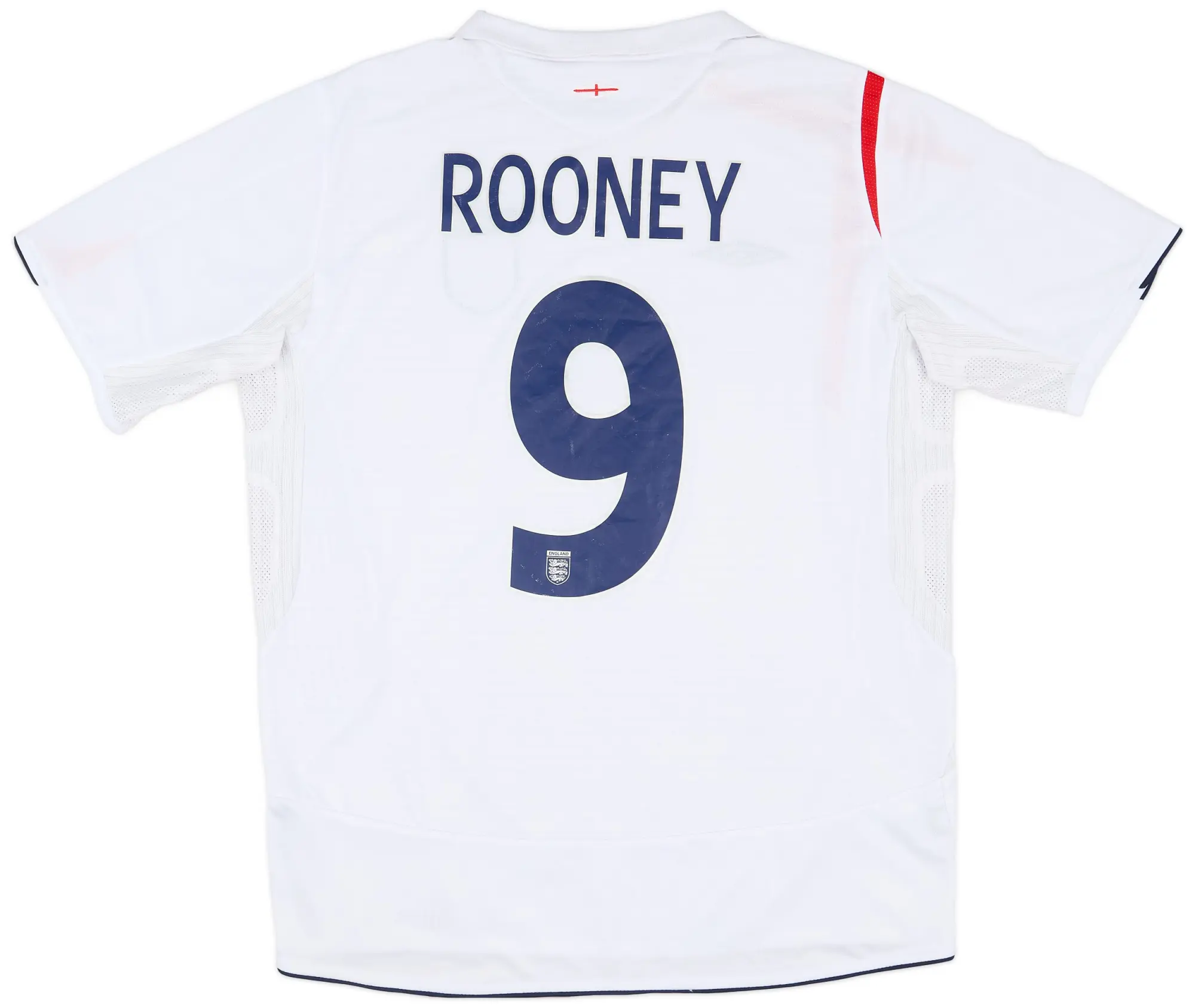 Umbro 2005-07 England Home Shirt Beckham #7 - 7/10 - (L)