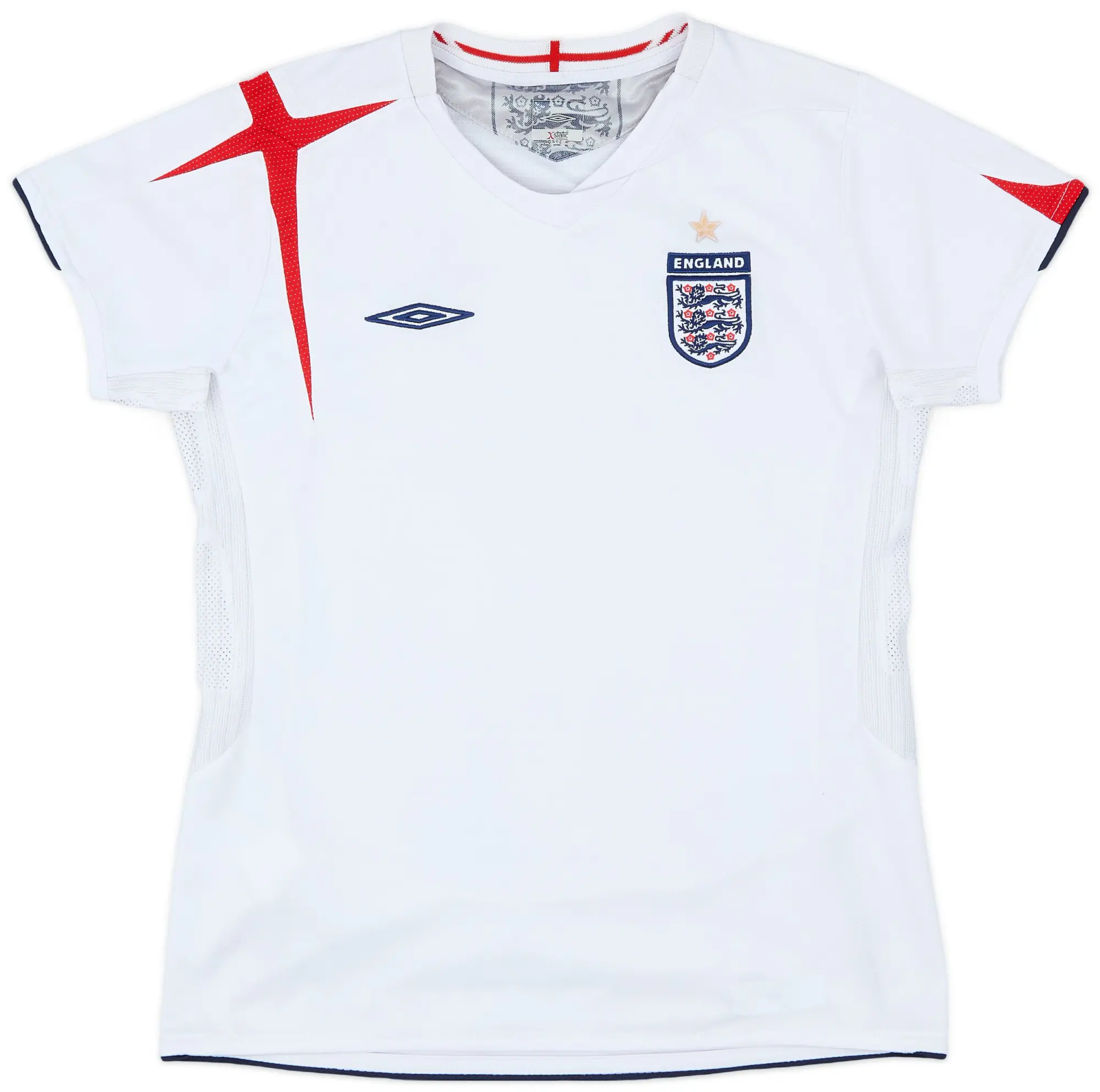 Umbro 2005-07 England Home Shirt - 8/10 - (Women's M)