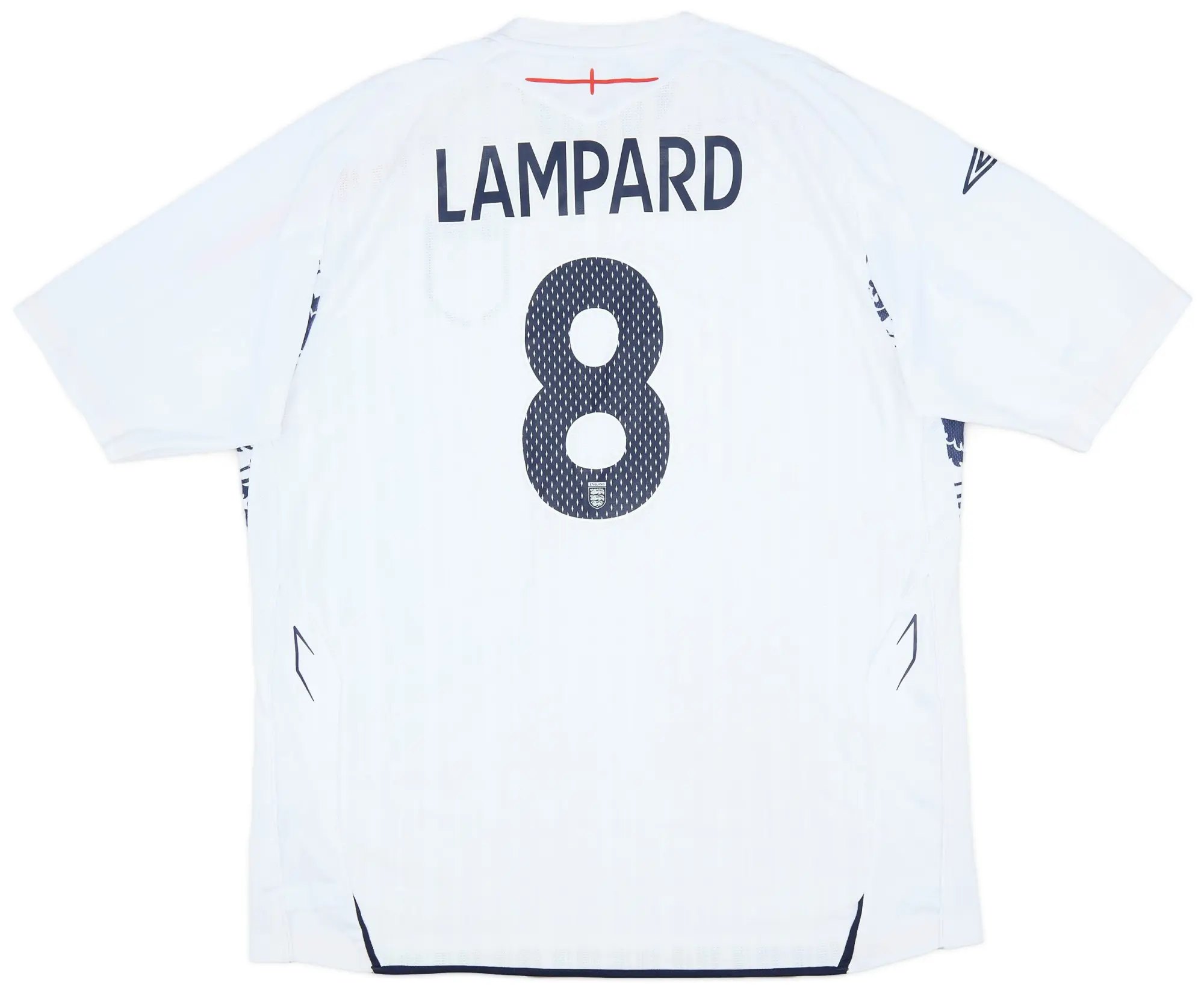 Umbro 2007-09 England Home Shirt Lampard #8 - 7/10 - (XXL)