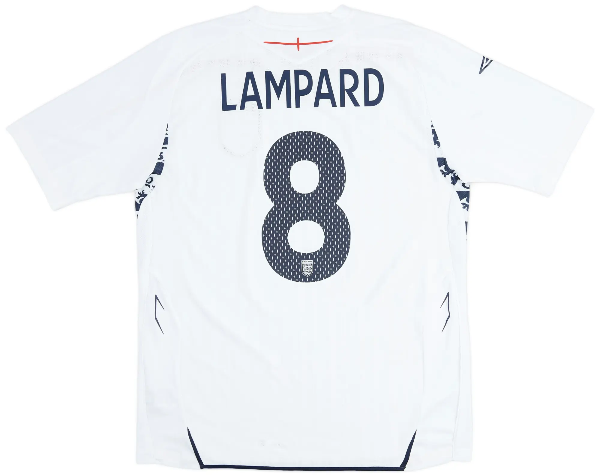 Umbro 2007-09 England Home Shirt Lampard #8 - 7/10 - (L)