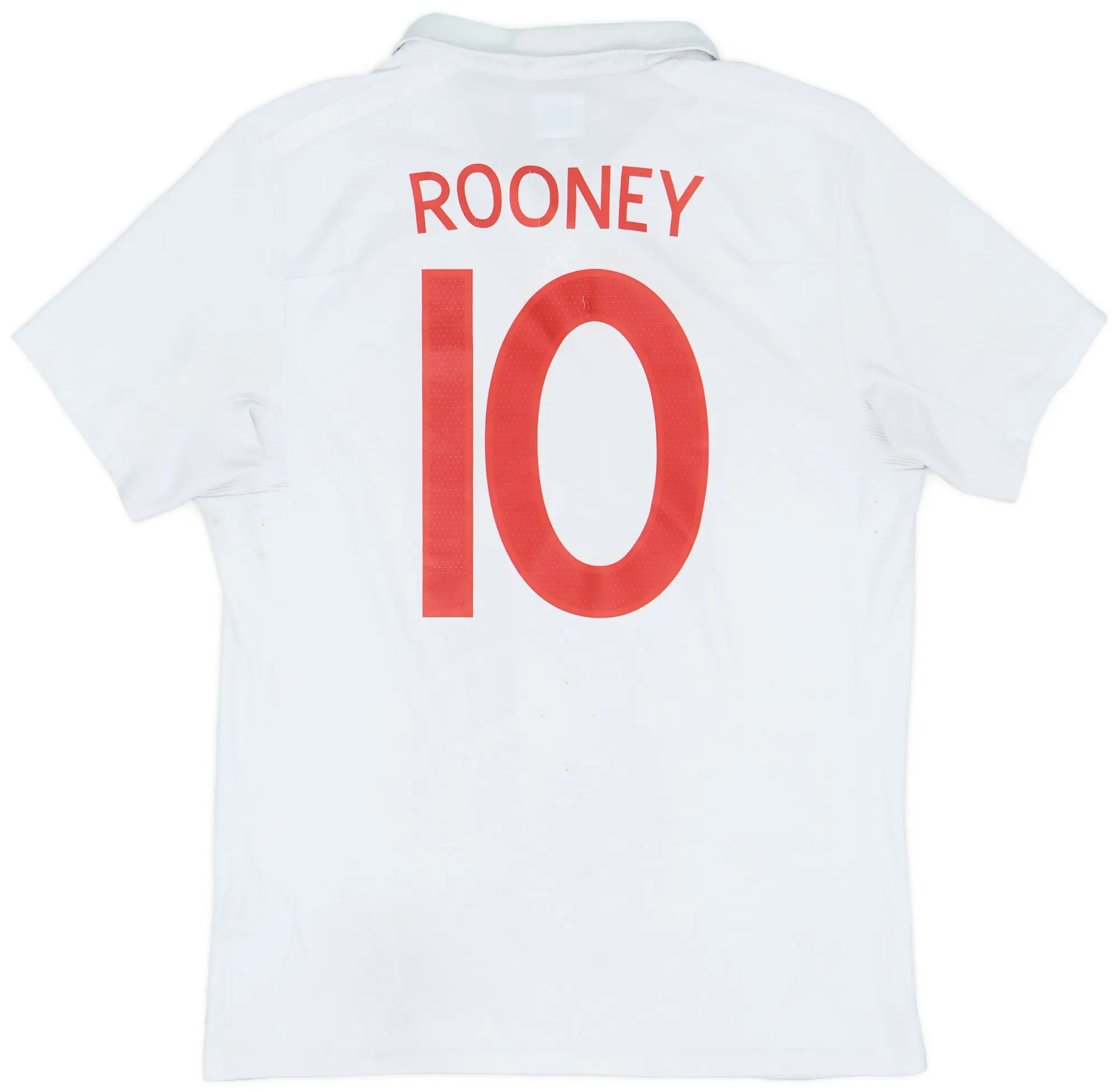 Umbro 2009-10 England Home Shirt Rooney #10 - 6/10 - (M)