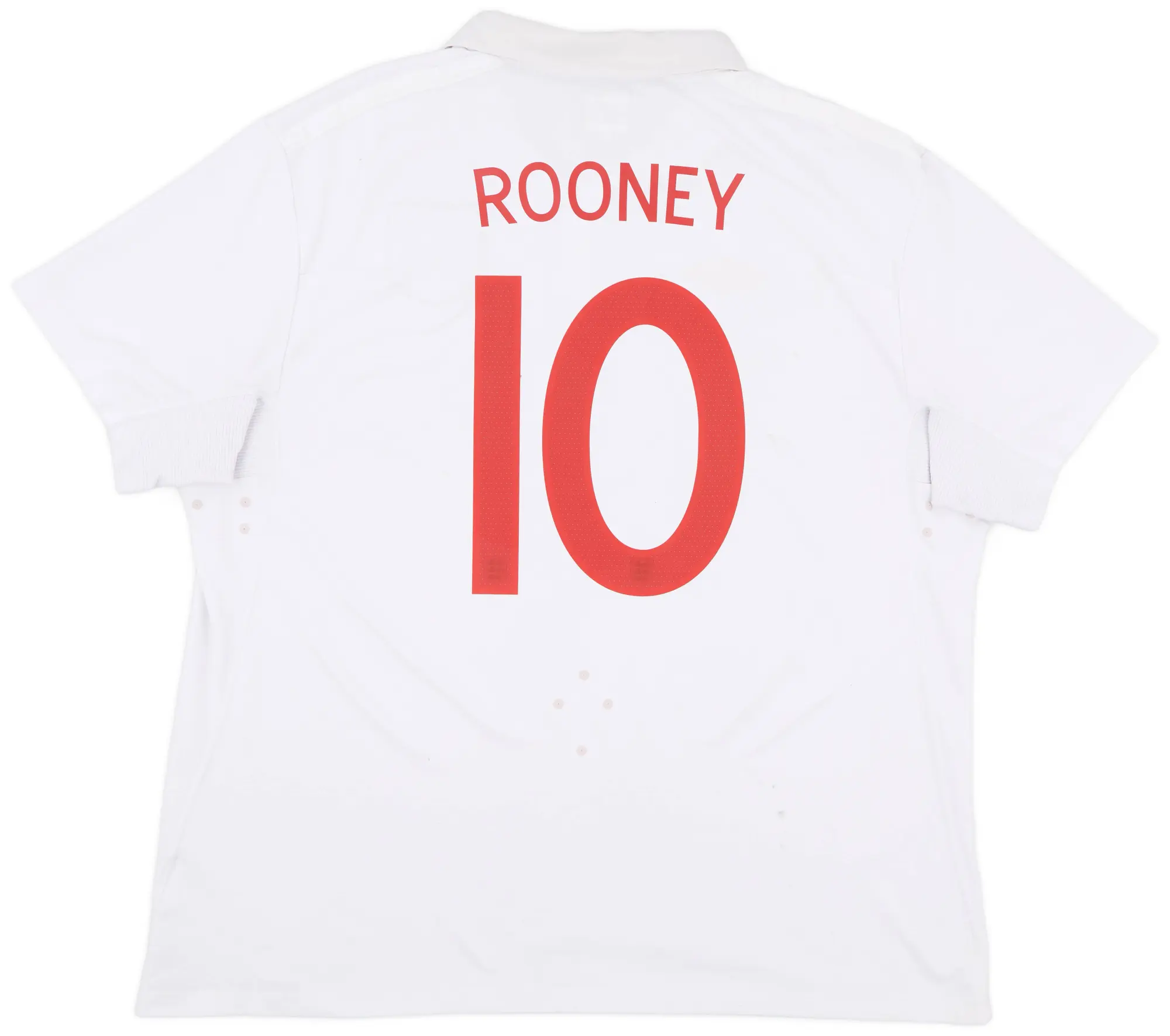 Umbro 2009-10 England Home Shirt Rooney #10 - 6/10 - (XXL)