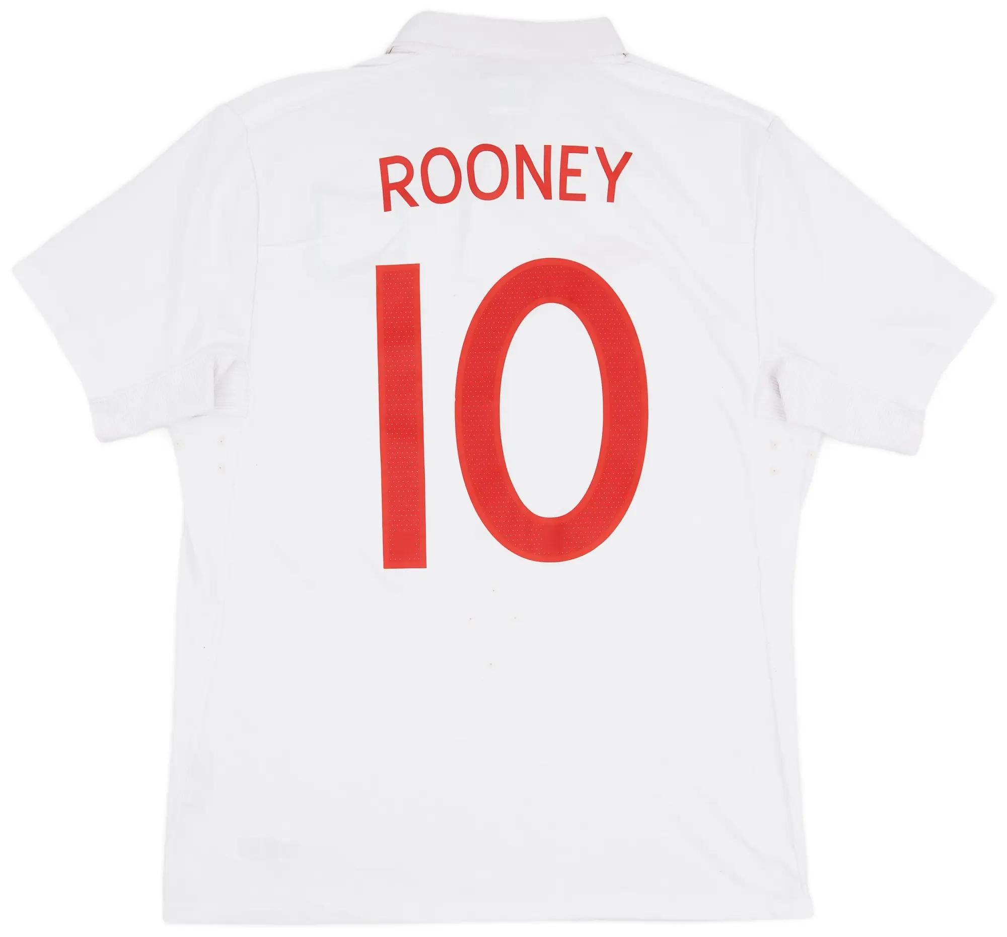 Umbro 2009-10 England Home Shirt Rooney #10 - 7/10 - (L)
