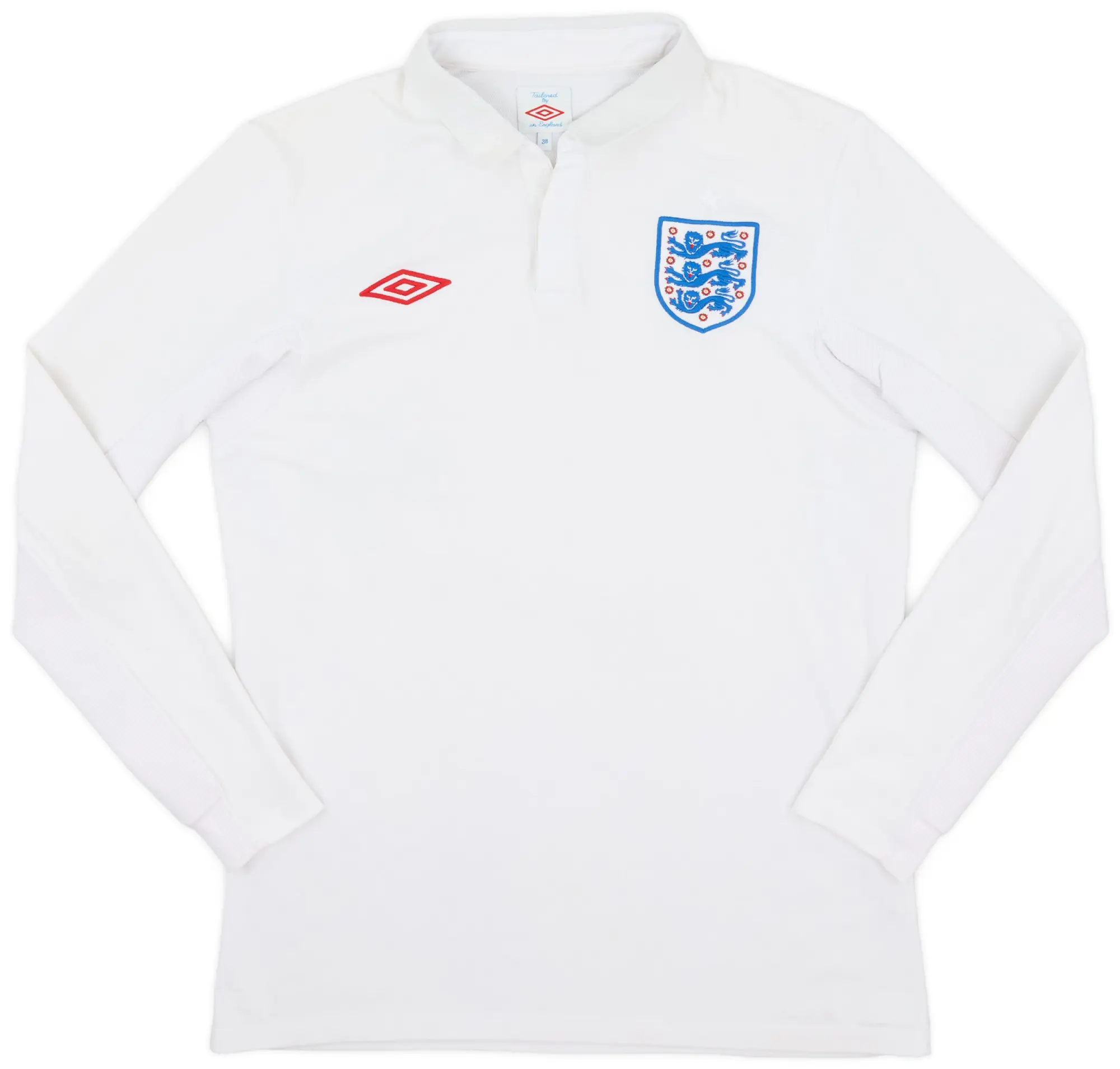 Umbro 2009-10 England Home Shirt #9 - 6/10 - (M)