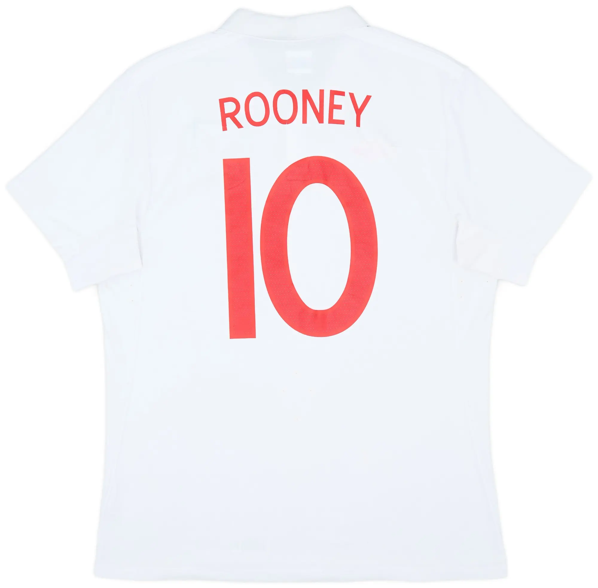 Umbro 2009-10 England Home Shirt Rooney #10 - 7/10 - (L)