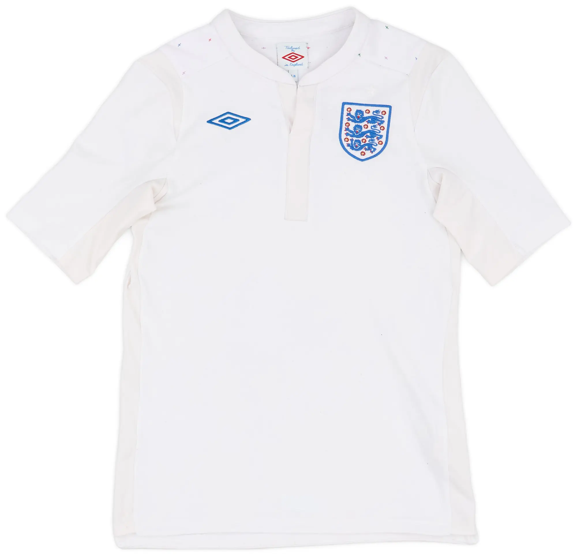 Umbro 2010-11 England Home Shirt - 7/10 - (L.Boys)