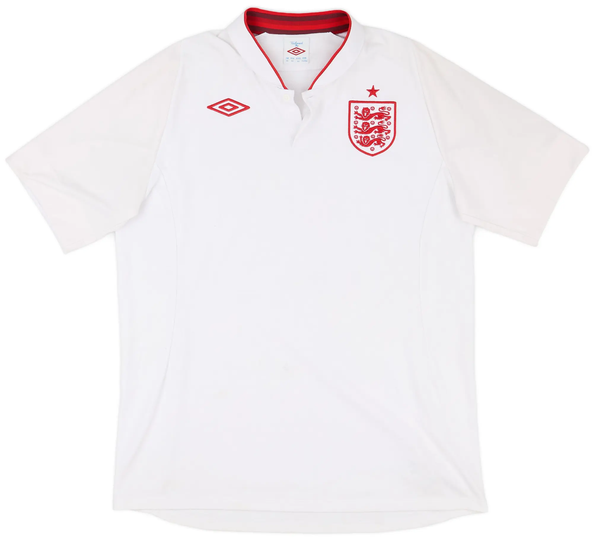 Umbro 2012-13 England Home Shirt - 5/10 - (XL)