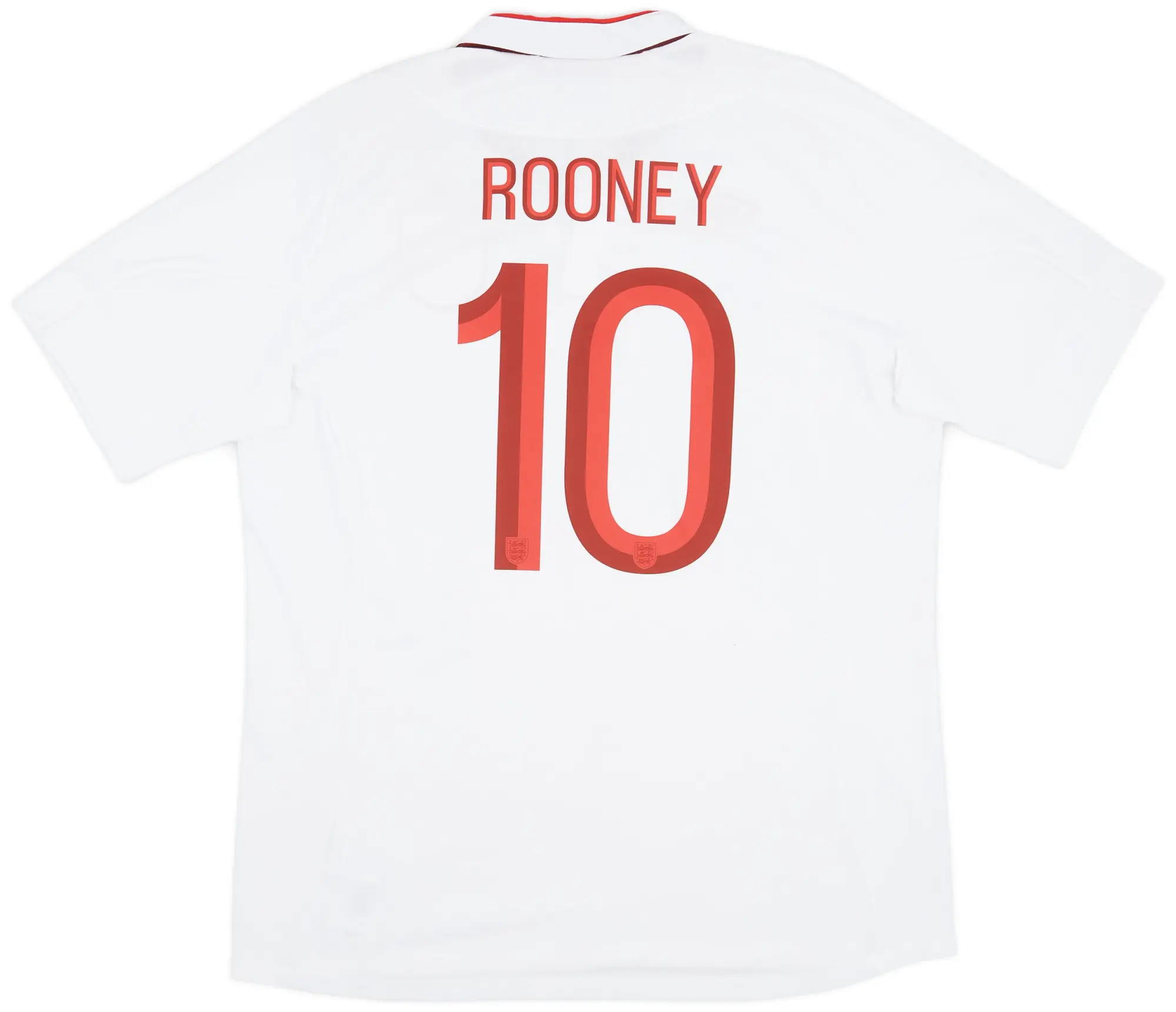 Umbro 2012-13 England Home Shirt Rooney #10 - 7/10 - (XL)