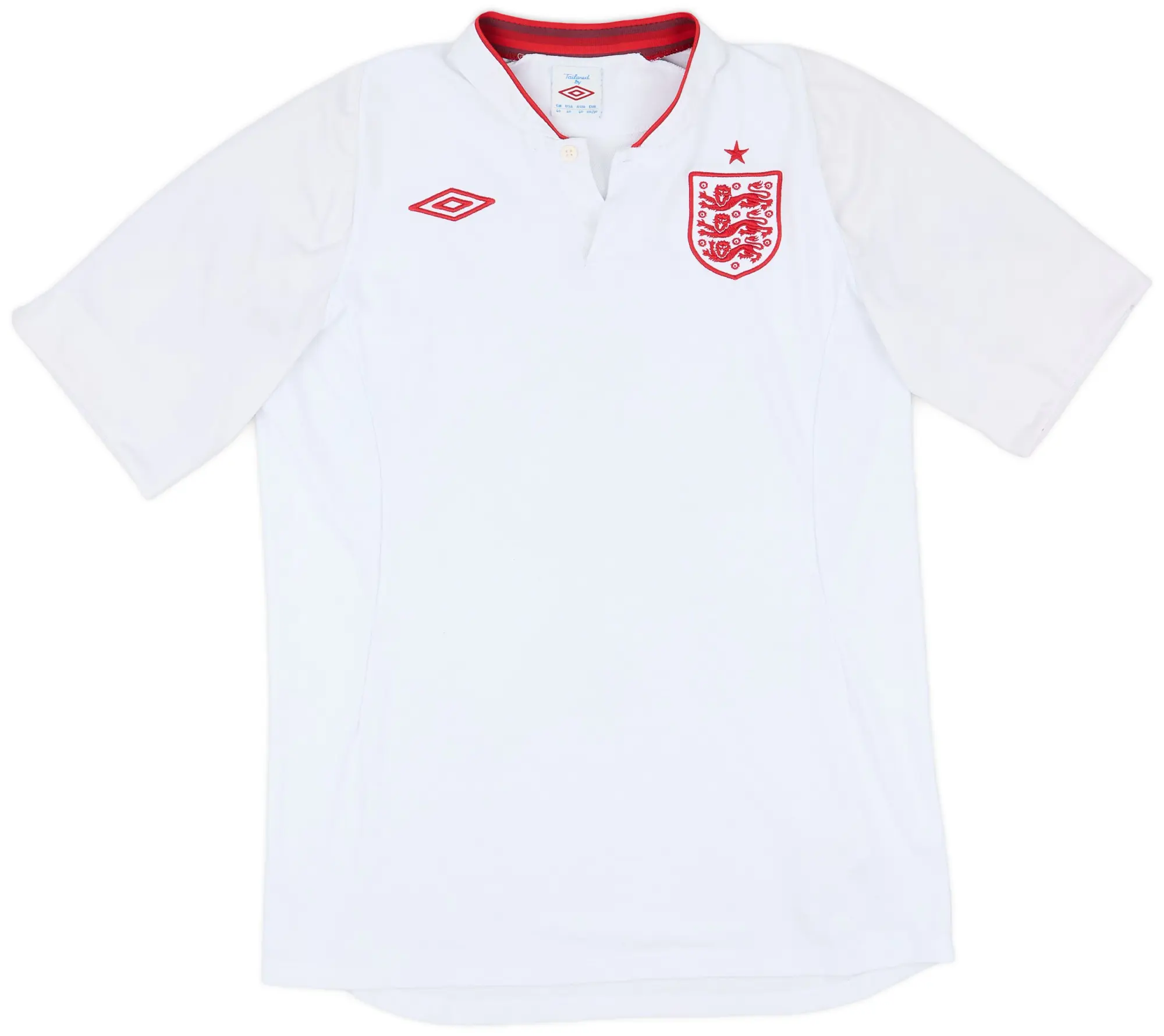 Umbro 2012-13 England Home Shirt - 6/10 - (M)