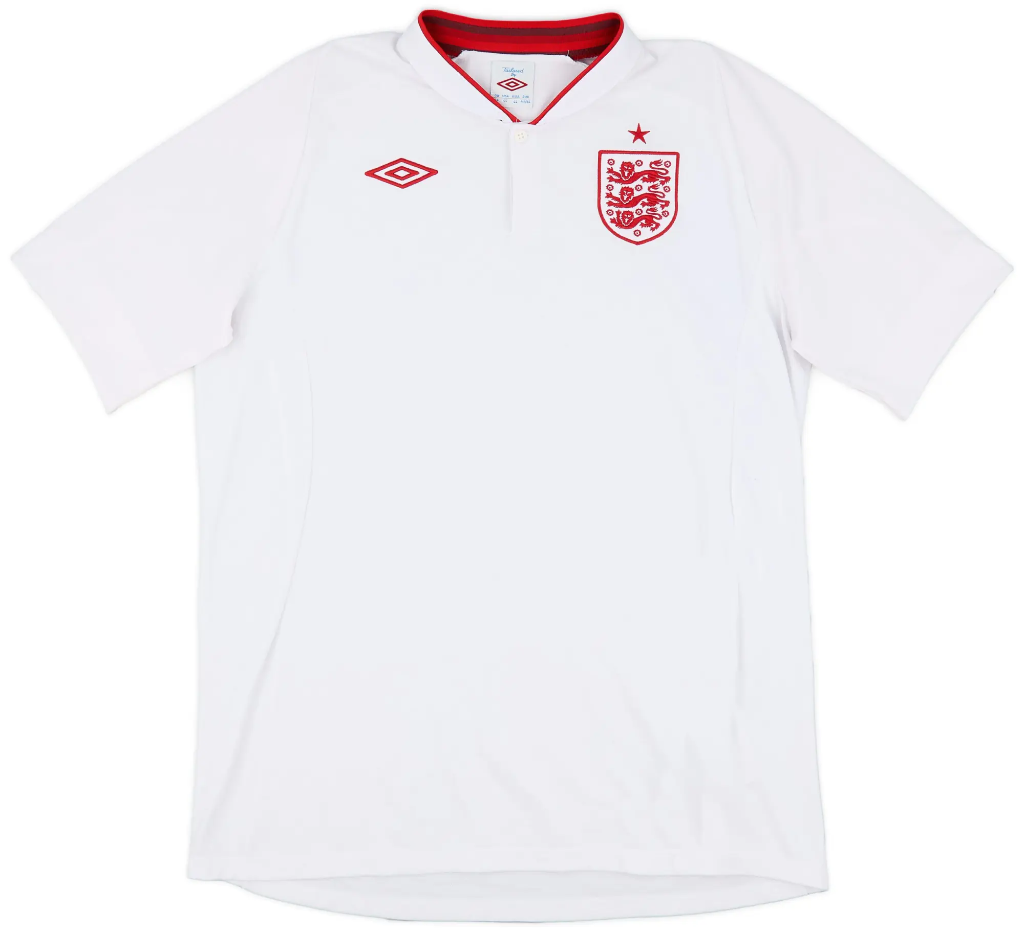 Umbro 2012-13 England Home Shirt - 9/10 - (L)