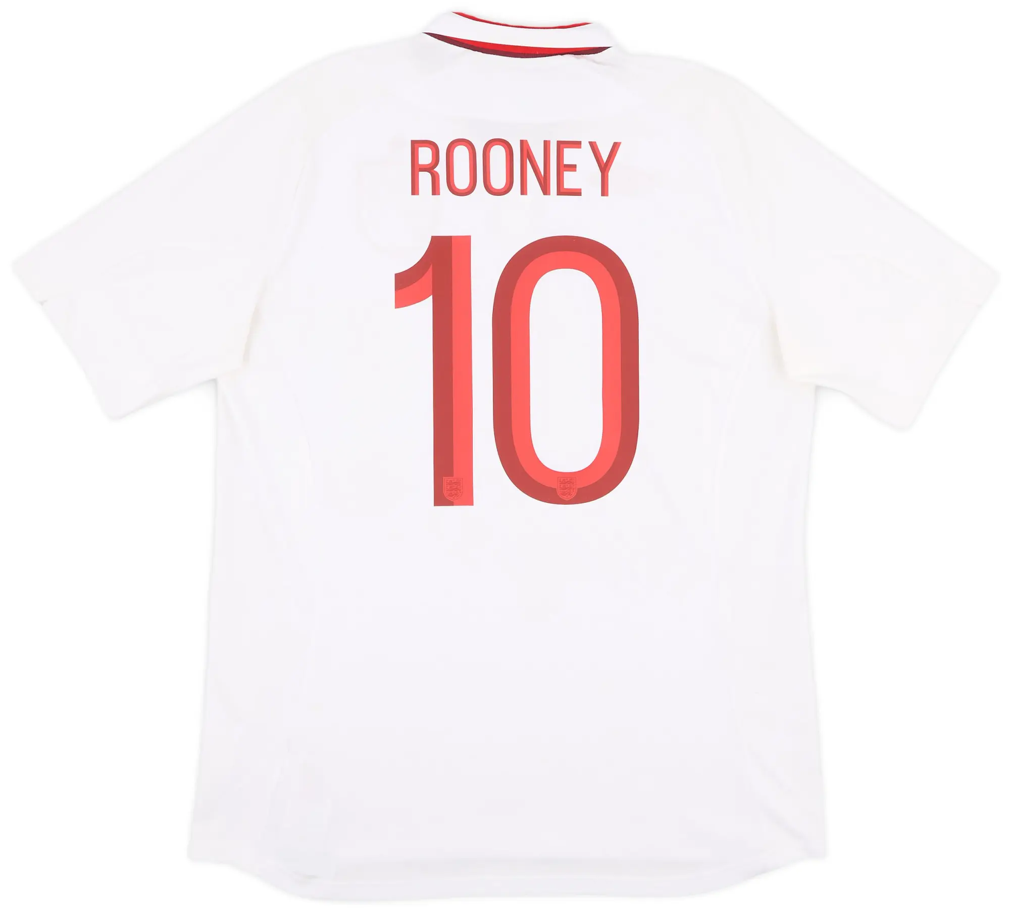 Umbro 2012-13 England Home Shirt Rooney #10 - 9/10 - (L)