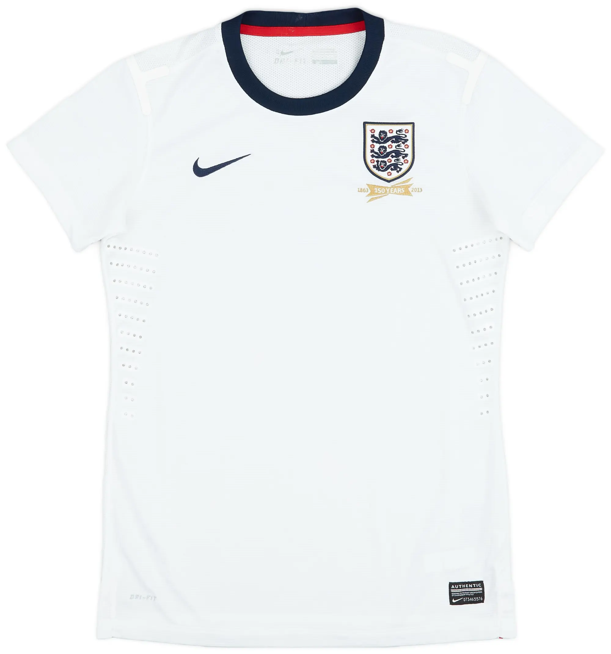 Nike 2013 England 150th Anniversary Player Issue Home Shirt - 9/10 - (Womens S)