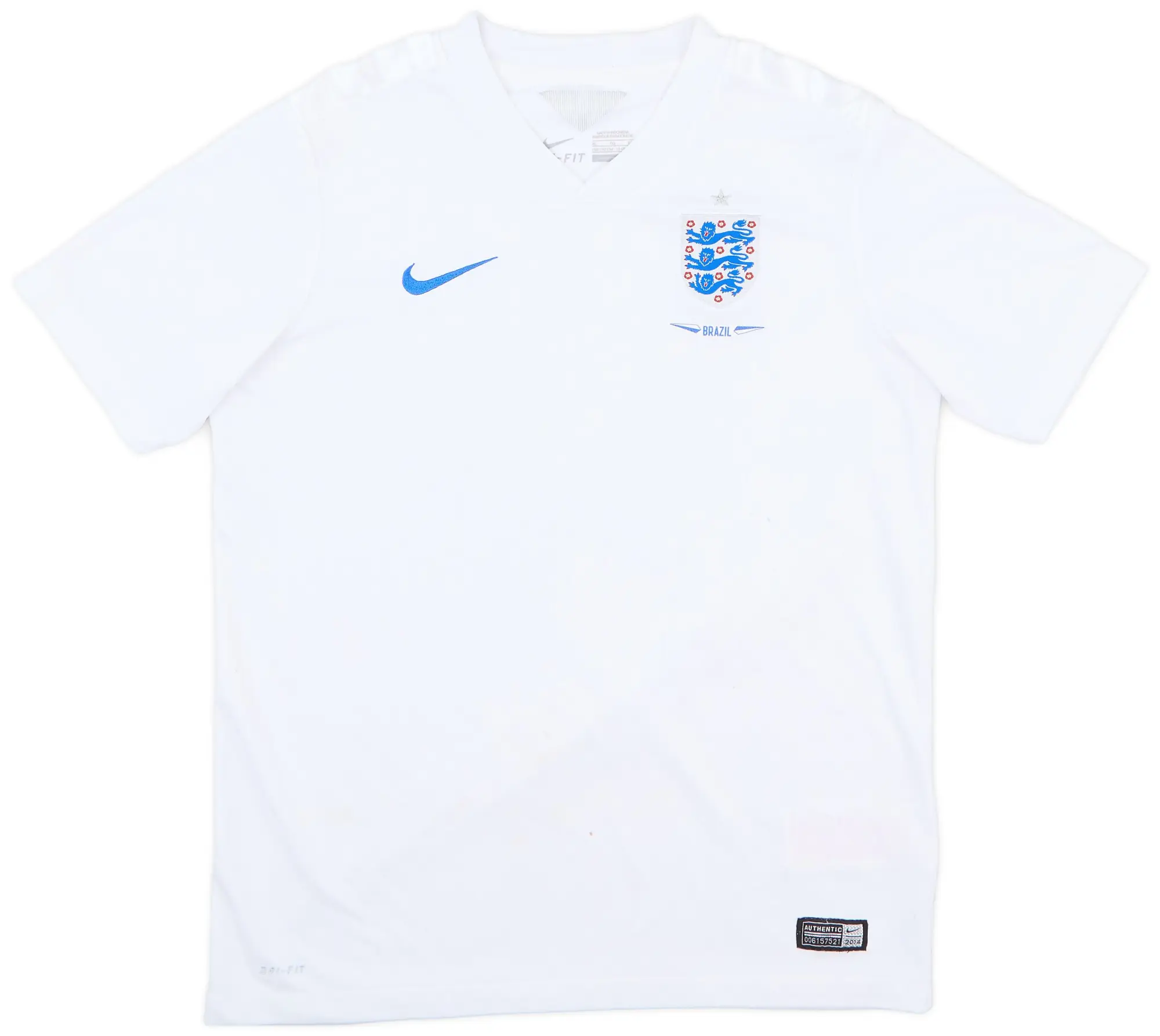 Nike 2014-15 England Home Shirt - 6/10 - (XL.Boys)