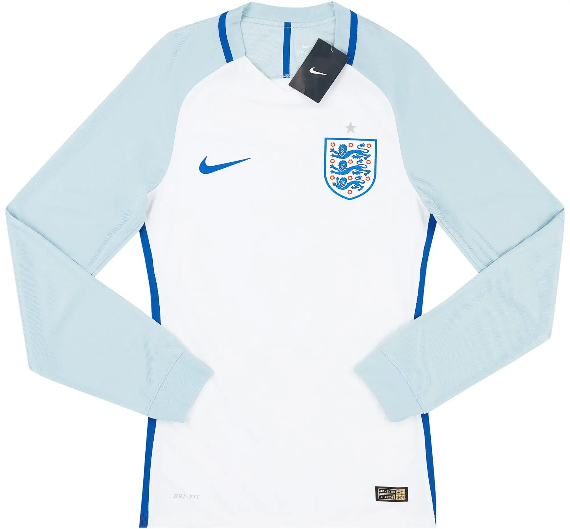 Nike 2016-17 England Player Issue Home L/S Shirt S