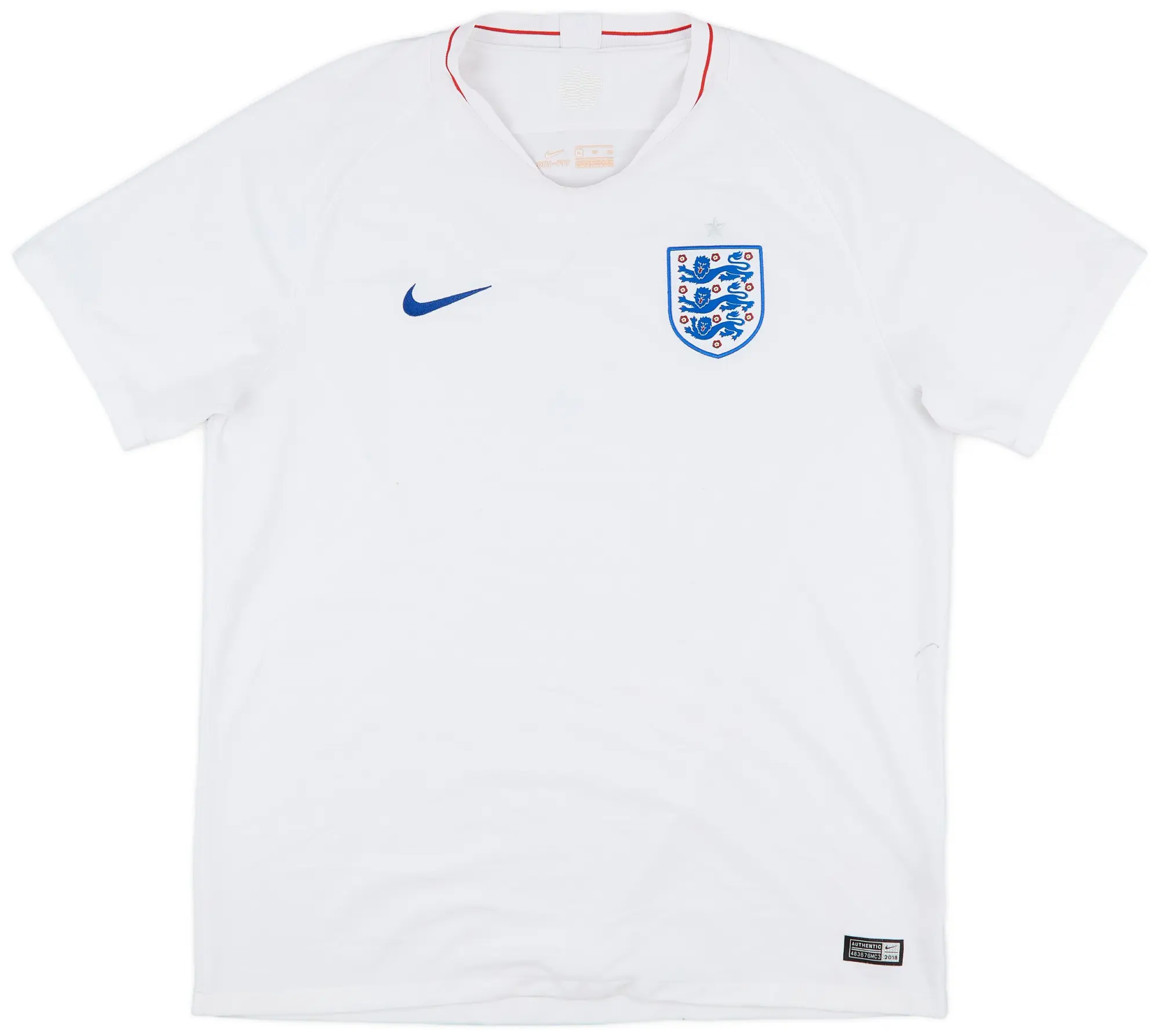 Nike 2018-19 England Home Shirt - 6/10 - (XL)